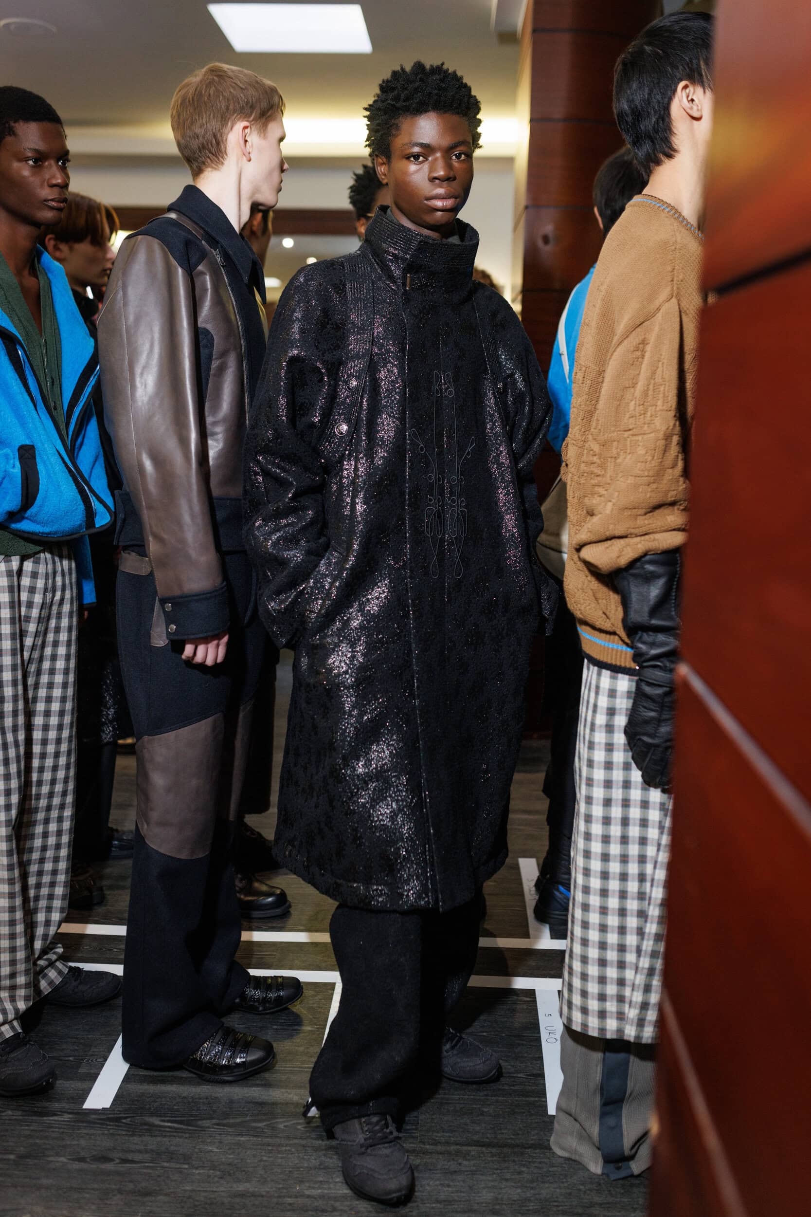 Kiko Kostadinov Fall 2025 Men’s Fashion Show Backstage