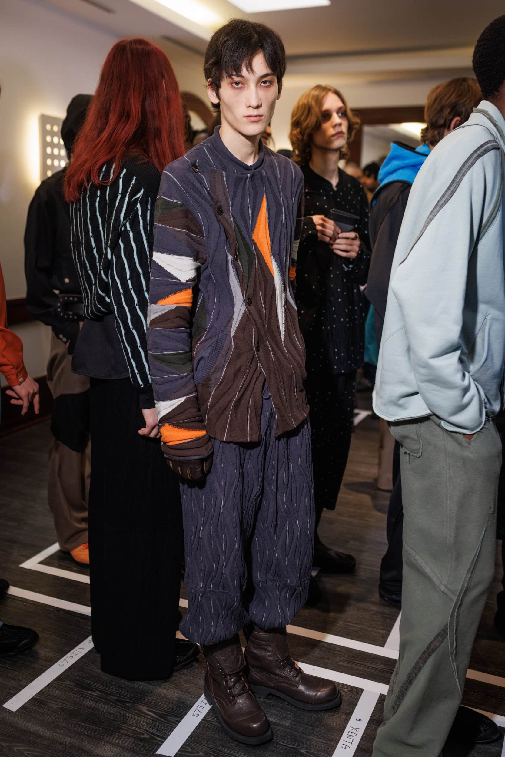 Kiko Kostadinov Fall 2025 Men’s Fashion Show Backstage