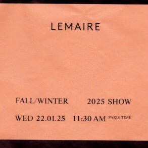 Watch Lemaire's Fall 2025 Men's Fashion Show