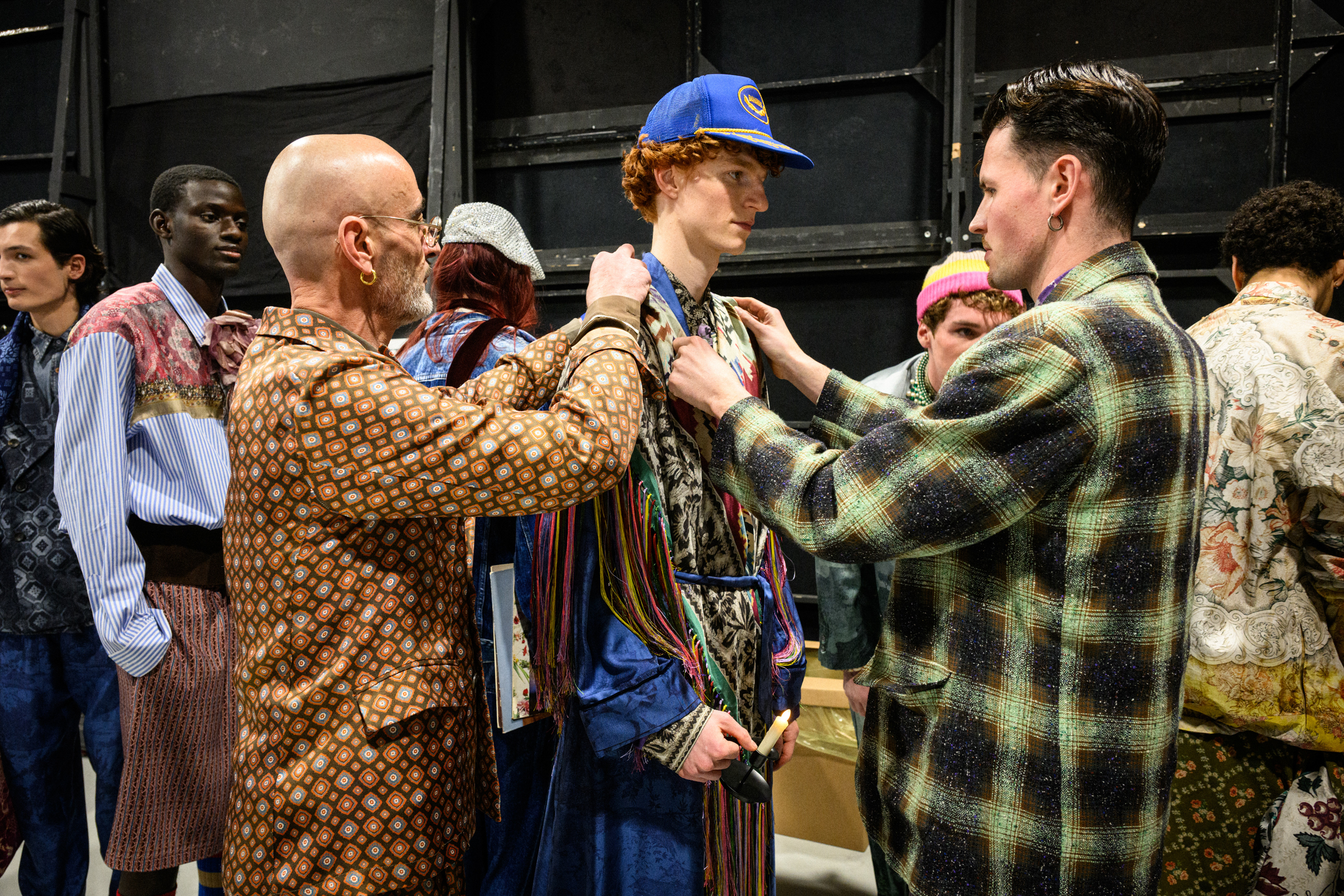 Pierre-louis Mascia Fall 2025 Men’s Fashion Show Backstage