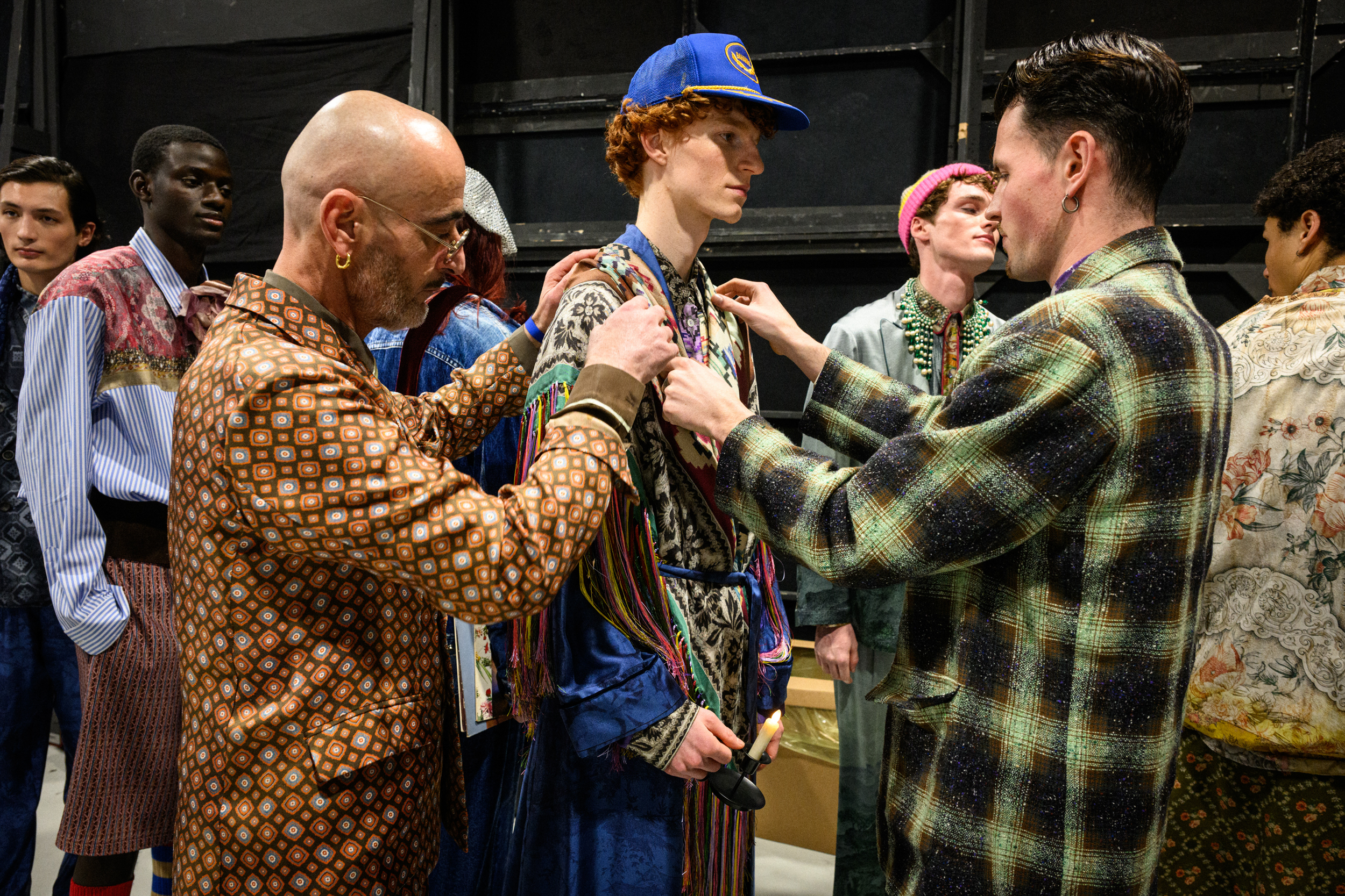 Pierre-louis Mascia Fall 2025 Men’s Fashion Show Backstage