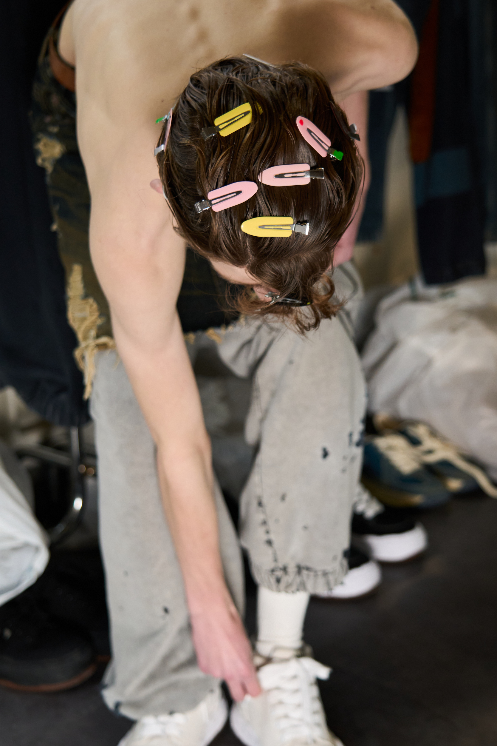 Maison Mihara Yasuhiro Fall 2025 Men’s Fashion Show Backstage