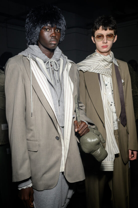 Maison Mihara Yasuhiro Fall 2025 Men’s Fashion Show Backstage