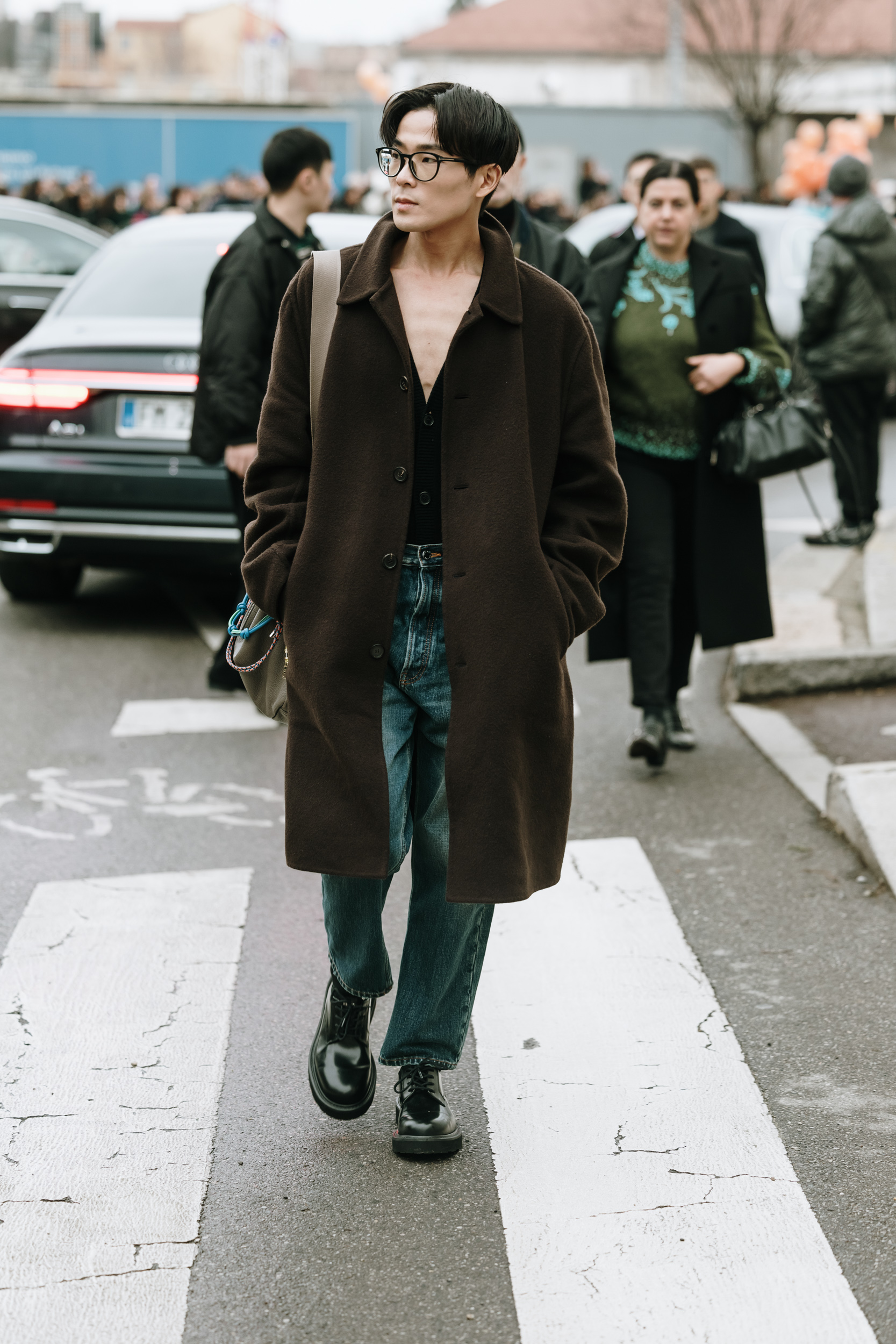 Milan Men's Street Style Fall 2025 Shows