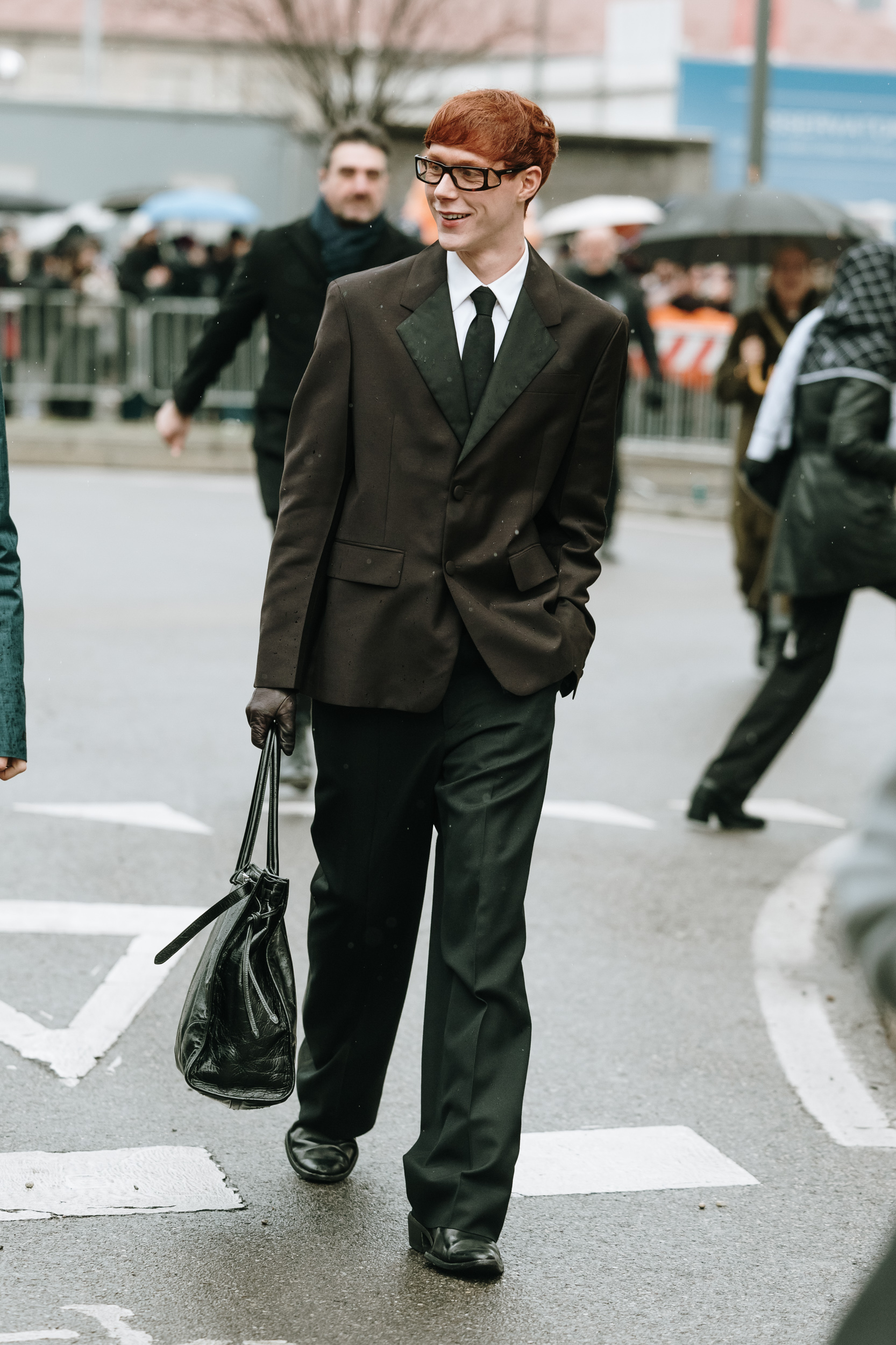 Milan Men's Street Style Fall 2025 Shows