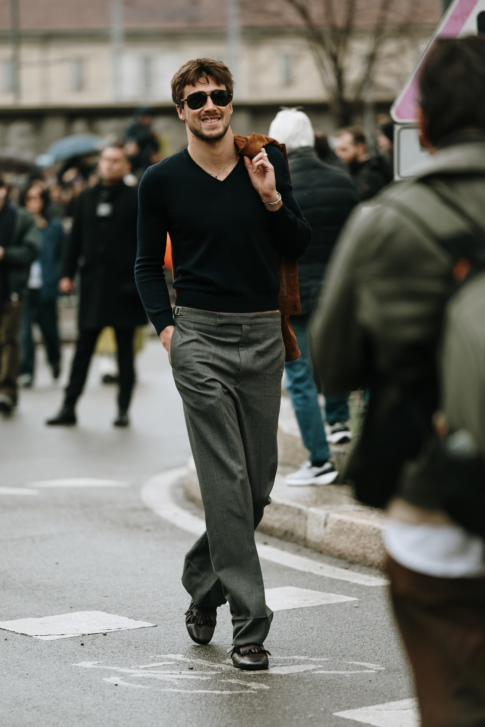 Milan Men's Street Style Fall 2025 Shows