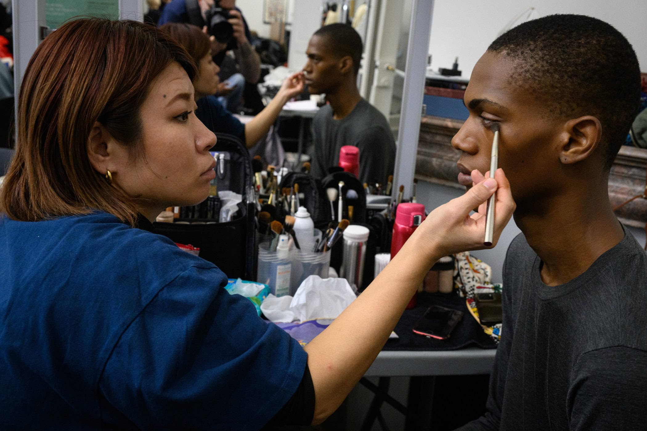 White Mountaineering Fall 2025 Men’s Fashion Show Backstage