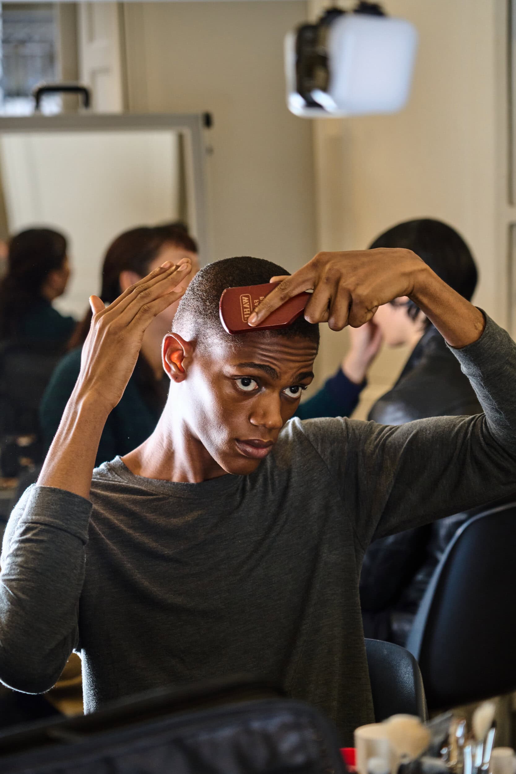 White Mountaineering Fall 2025 Men’s Fashion Show Backstage