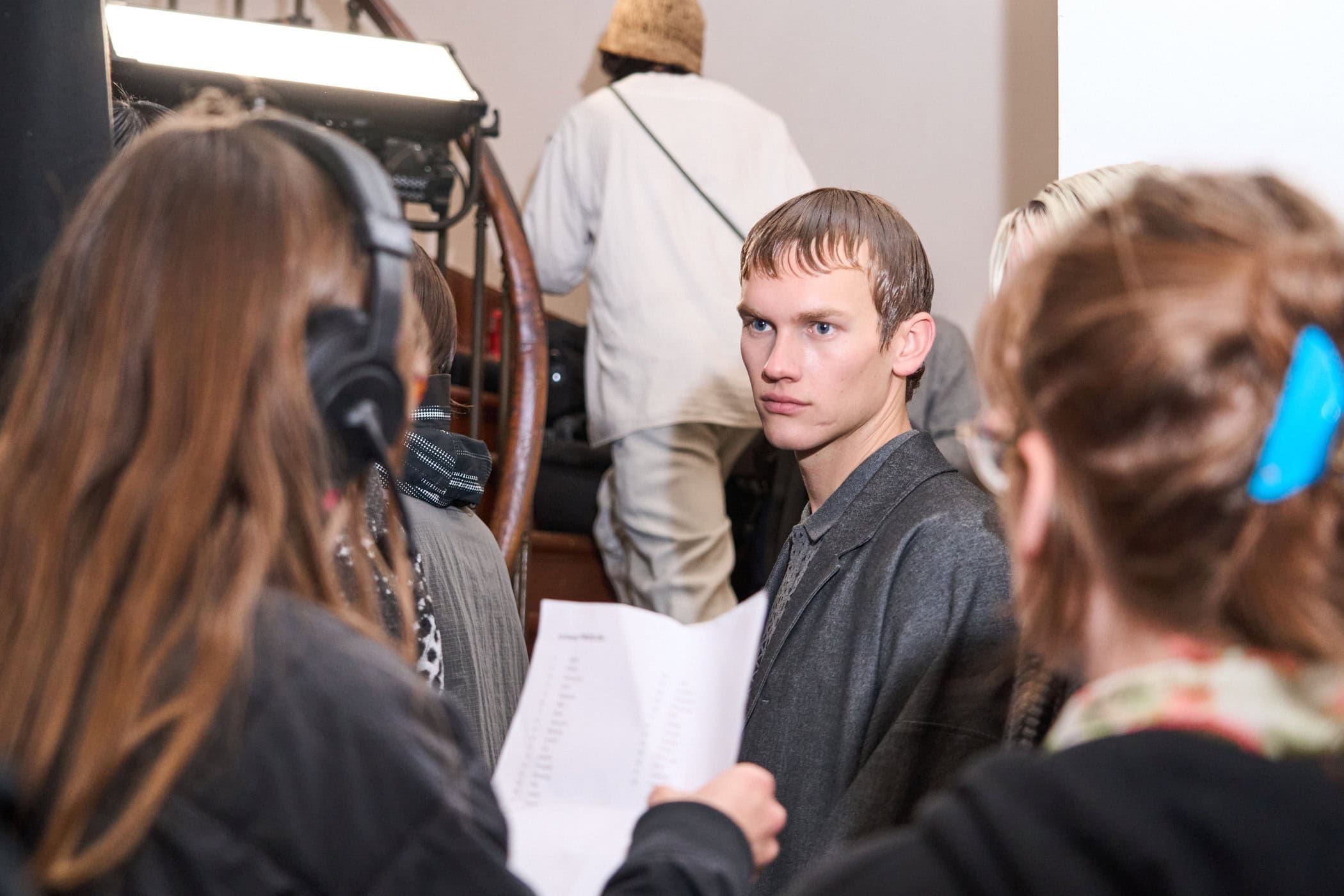 White Mountaineering Fall 2025 Men’s Fashion Show Backstage