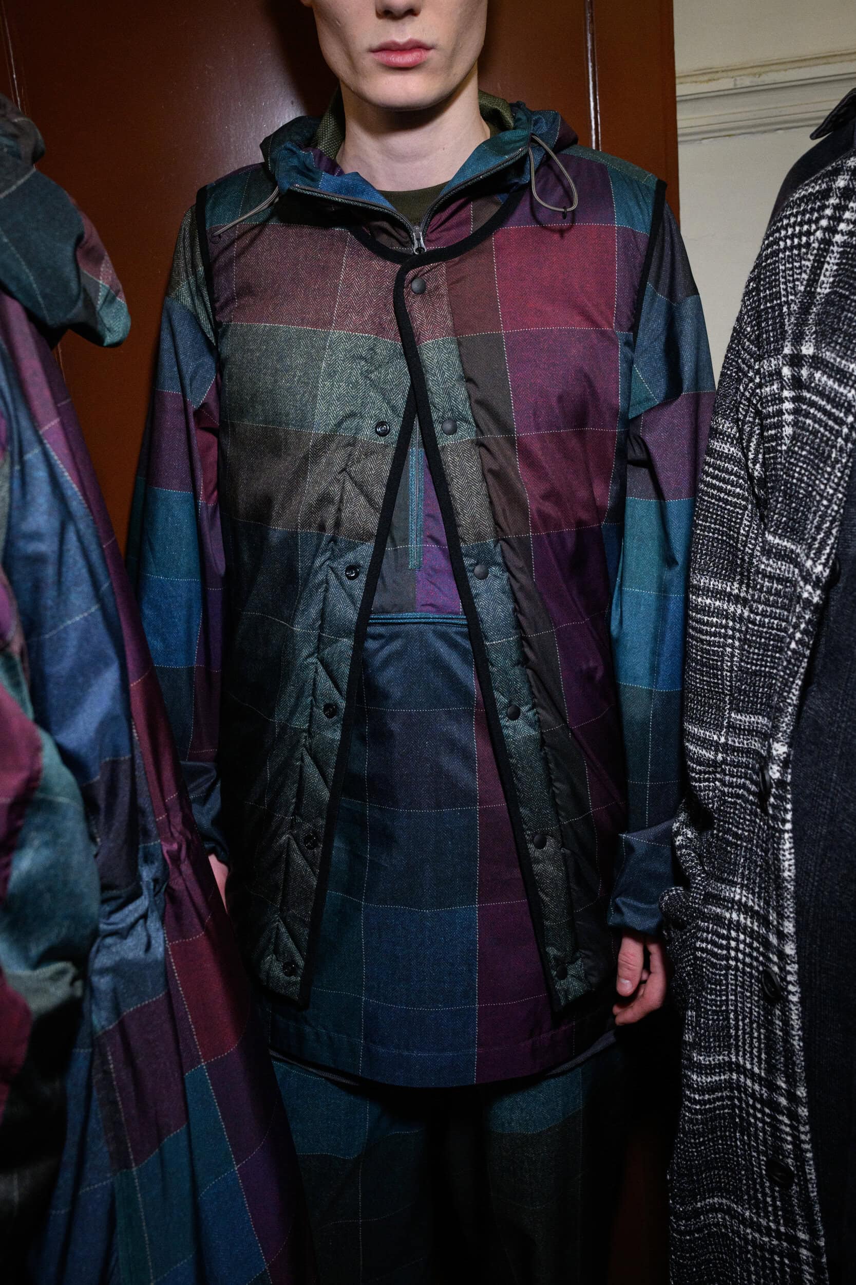 White Mountaineering Fall 2025 Men’s Fashion Show Backstage