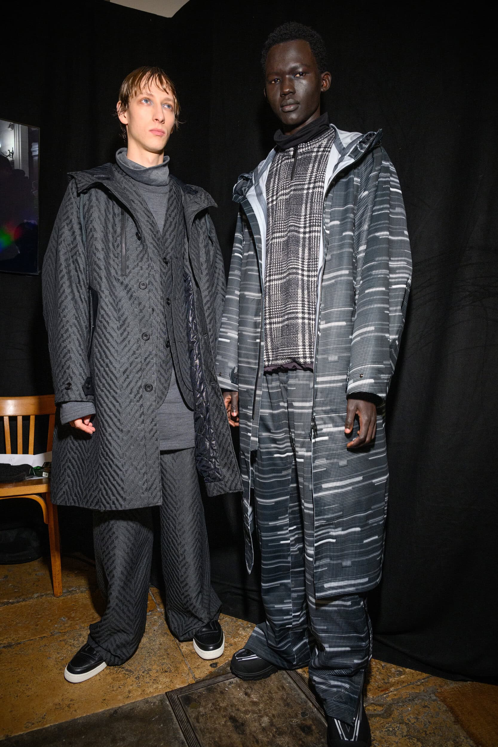 White Mountaineering Fall 2025 Men’s Fashion Show Backstage