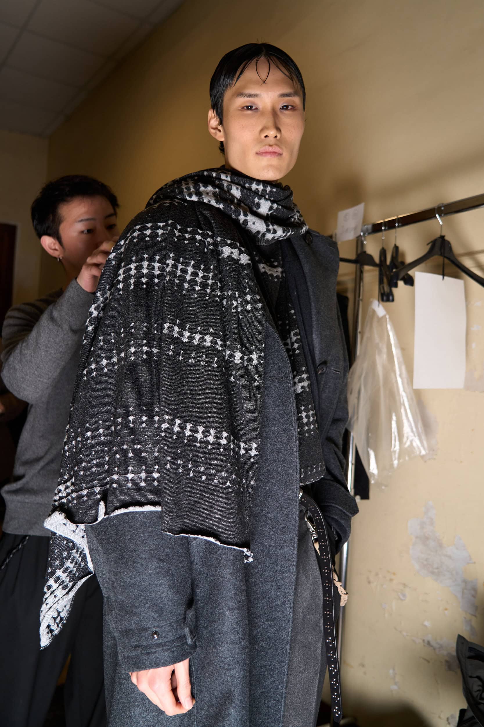 White Mountaineering Fall 2025 Men’s Fashion Show Backstage