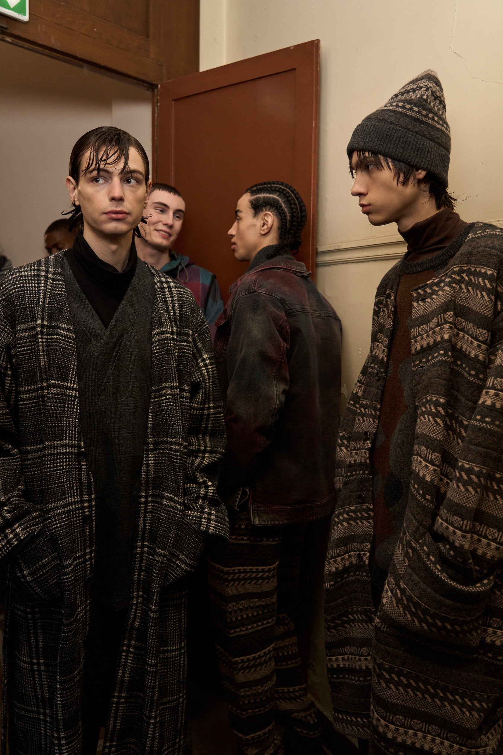 White Mountaineering Fall 2025 Men’s Fashion Show Backstage