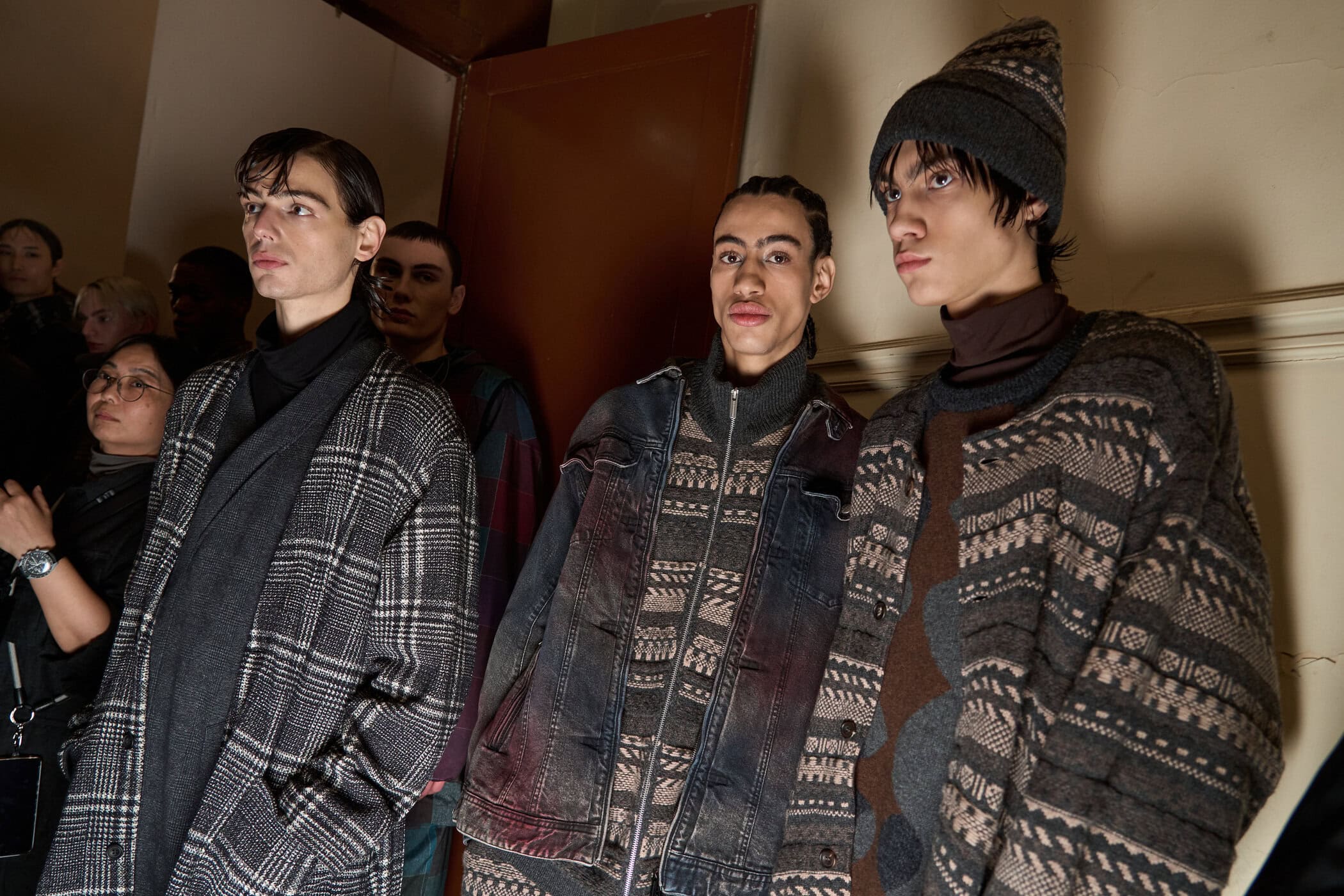 White Mountaineering Fall 2025 Men’s Fashion Show Backstage