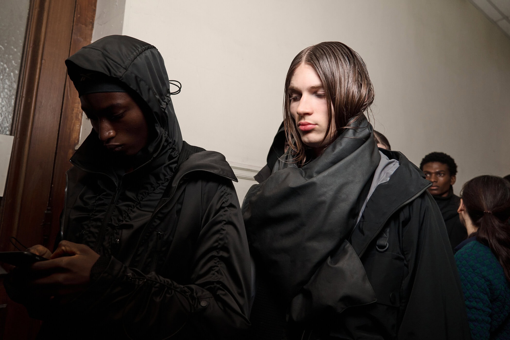 White Mountaineering Fall 2025 Men’s Fashion Show Backstage