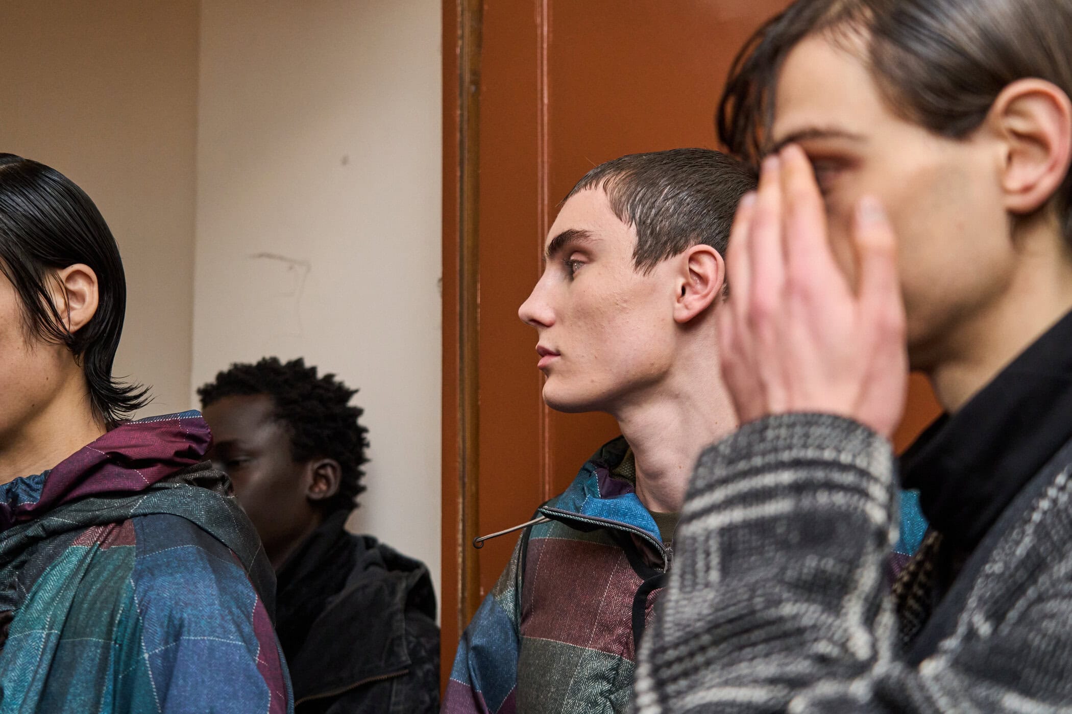 White Mountaineering Fall 2025 Men’s Fashion Show Backstage