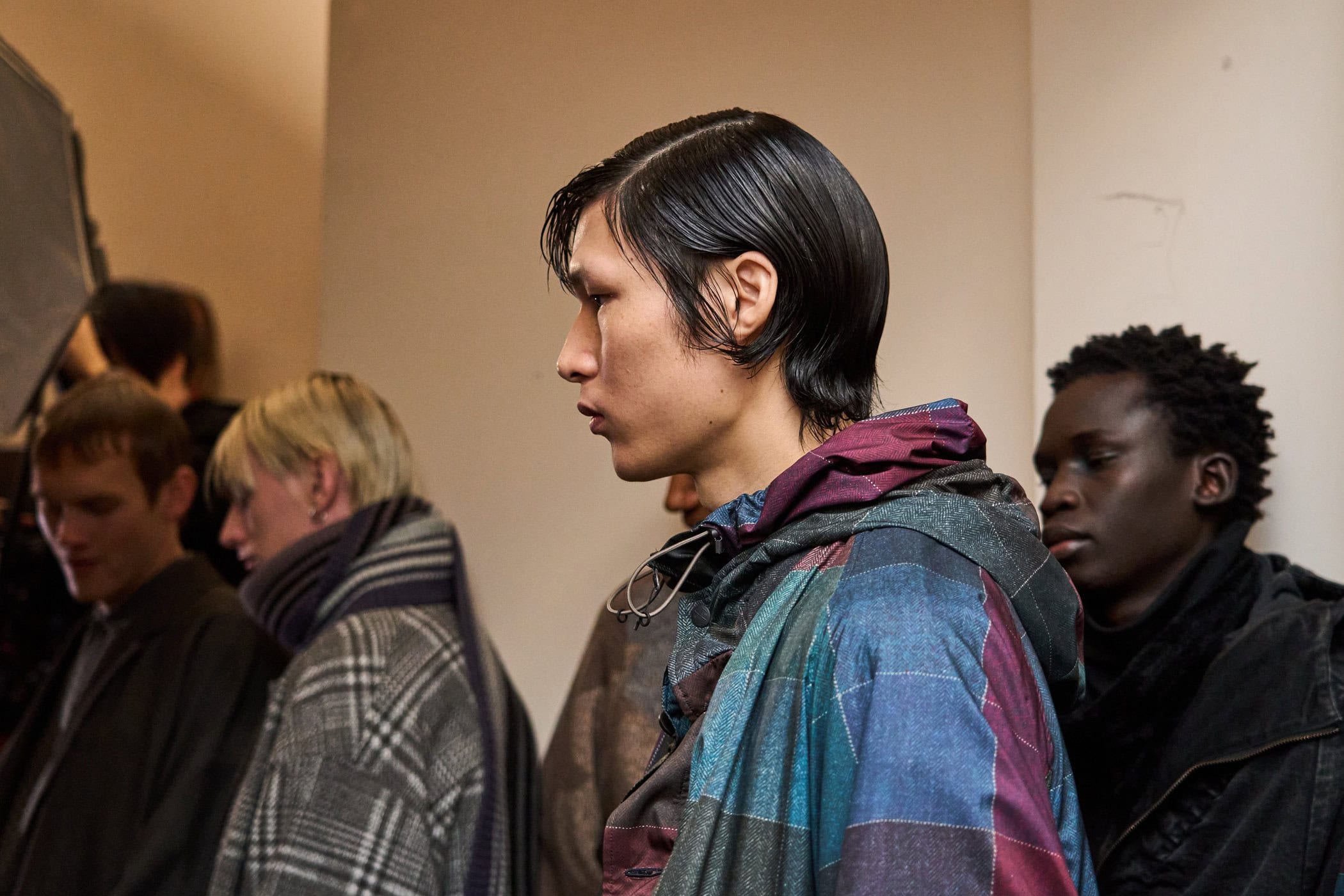 White Mountaineering Fall 2025 Men’s Fashion Show Backstage