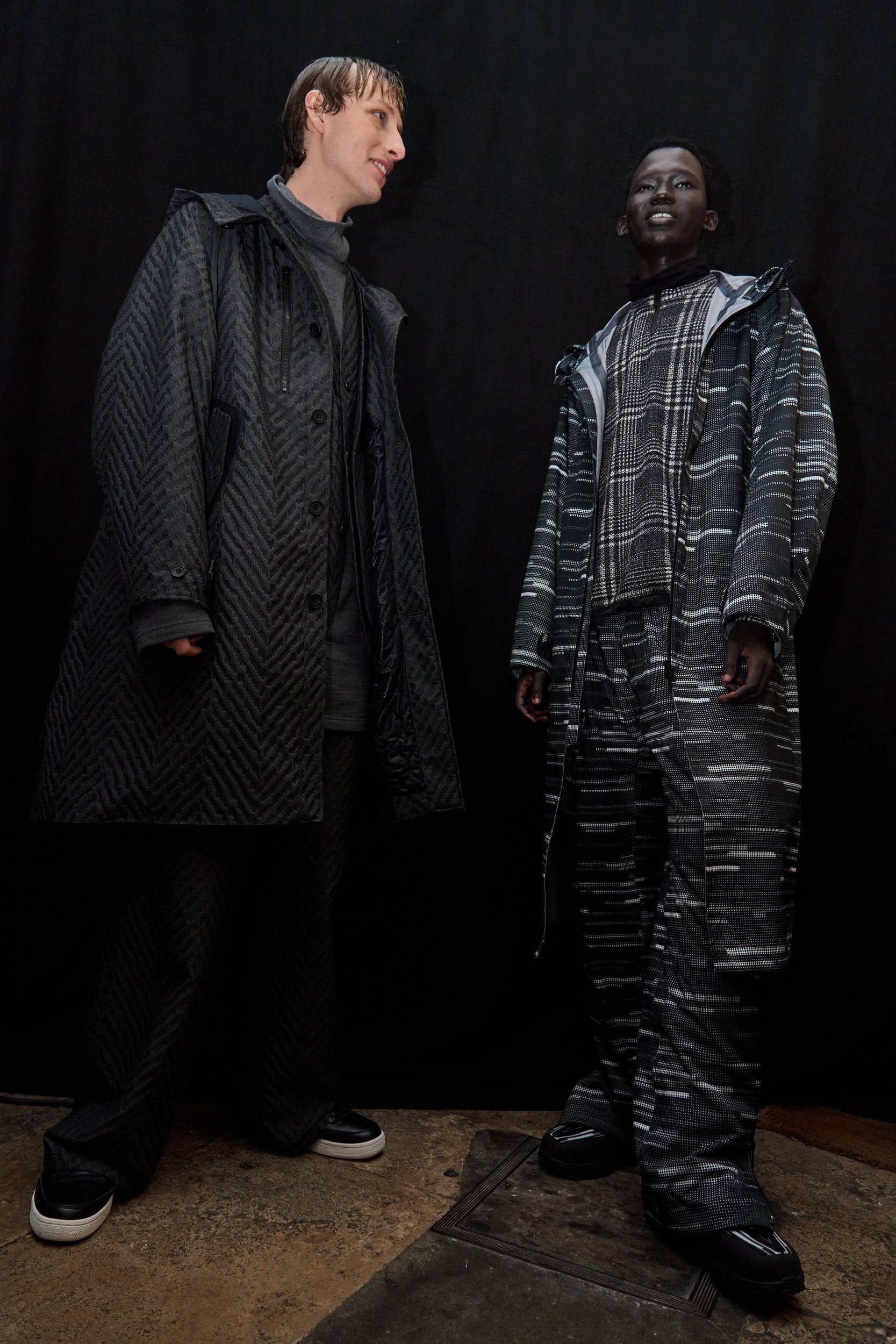 White Mountaineering Fall 2025 Men’s Fashion Show Backstage