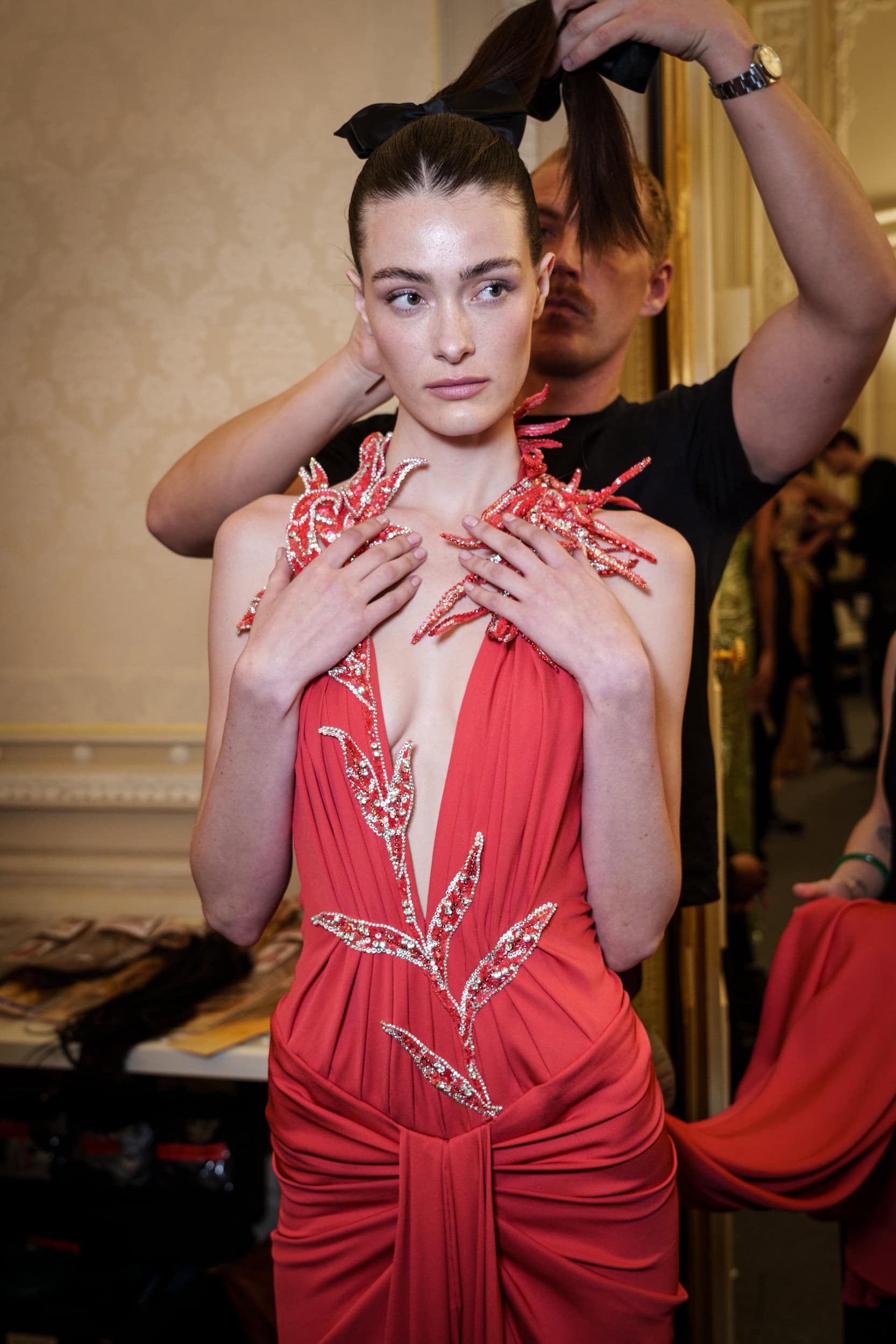 Zuhair Murad Spring 2025 Couture Fashion Show Backstage