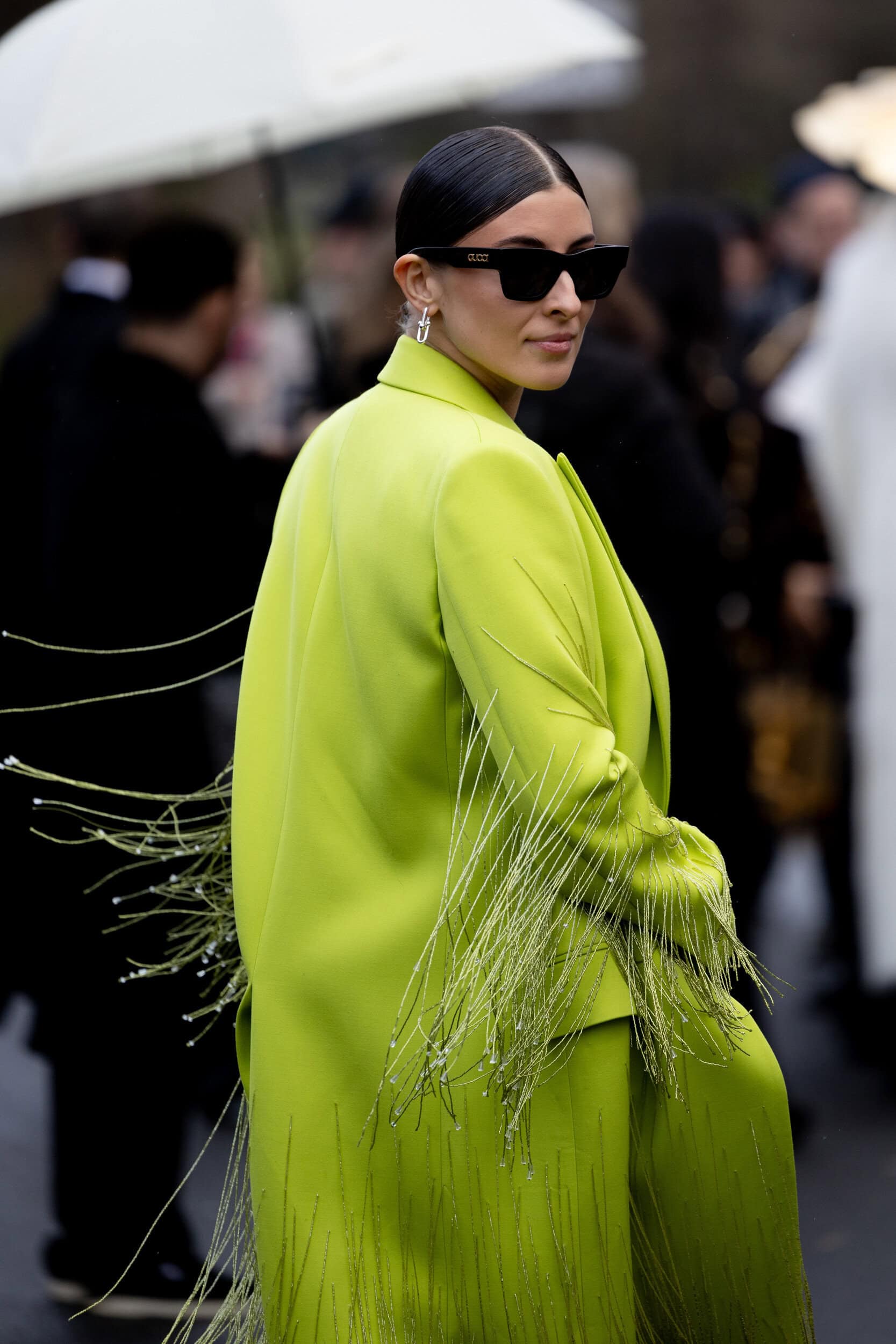 Paris Couture Street Style Spring 2025 Shows