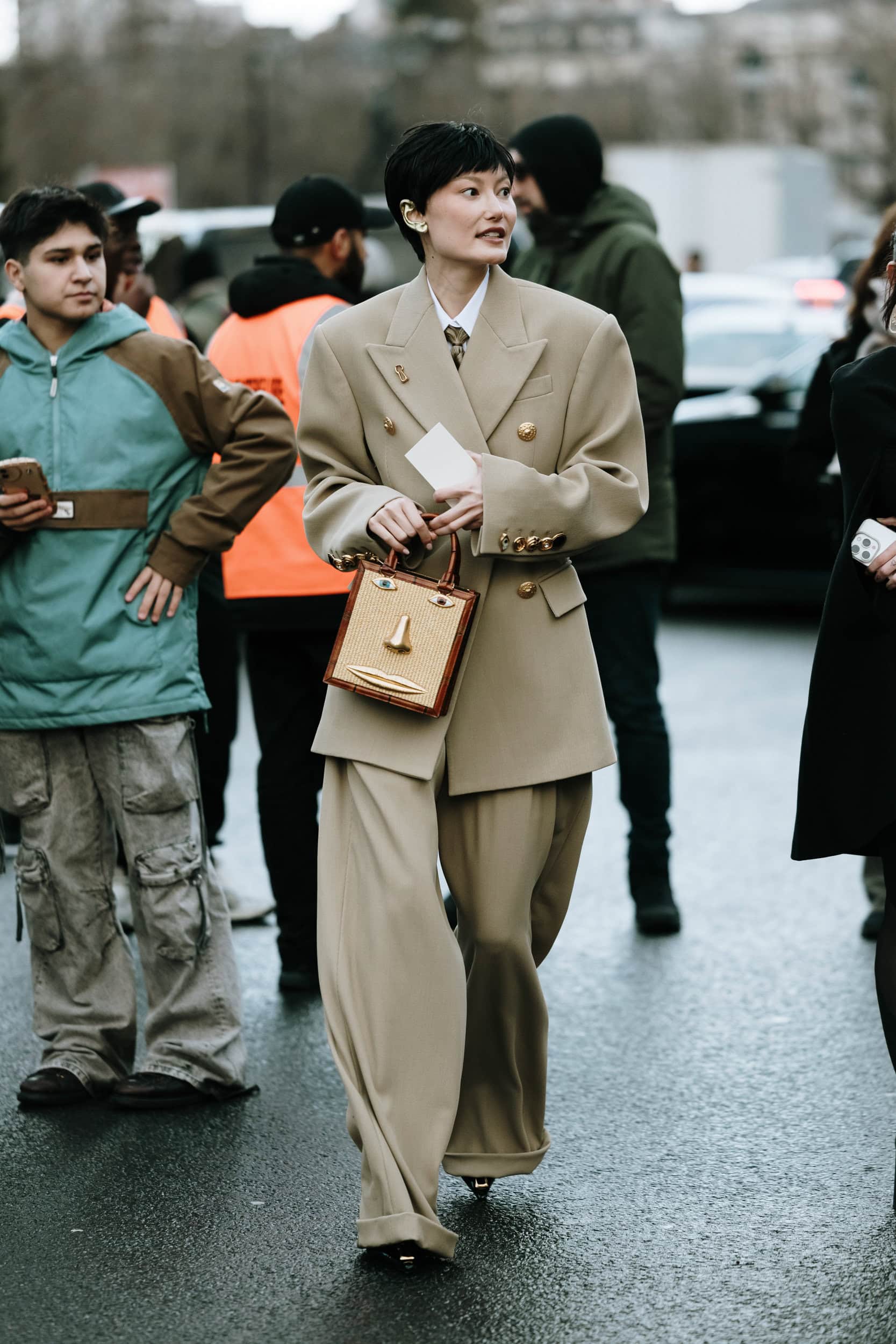 Paris Couture Street Style Spring 2025 Shows