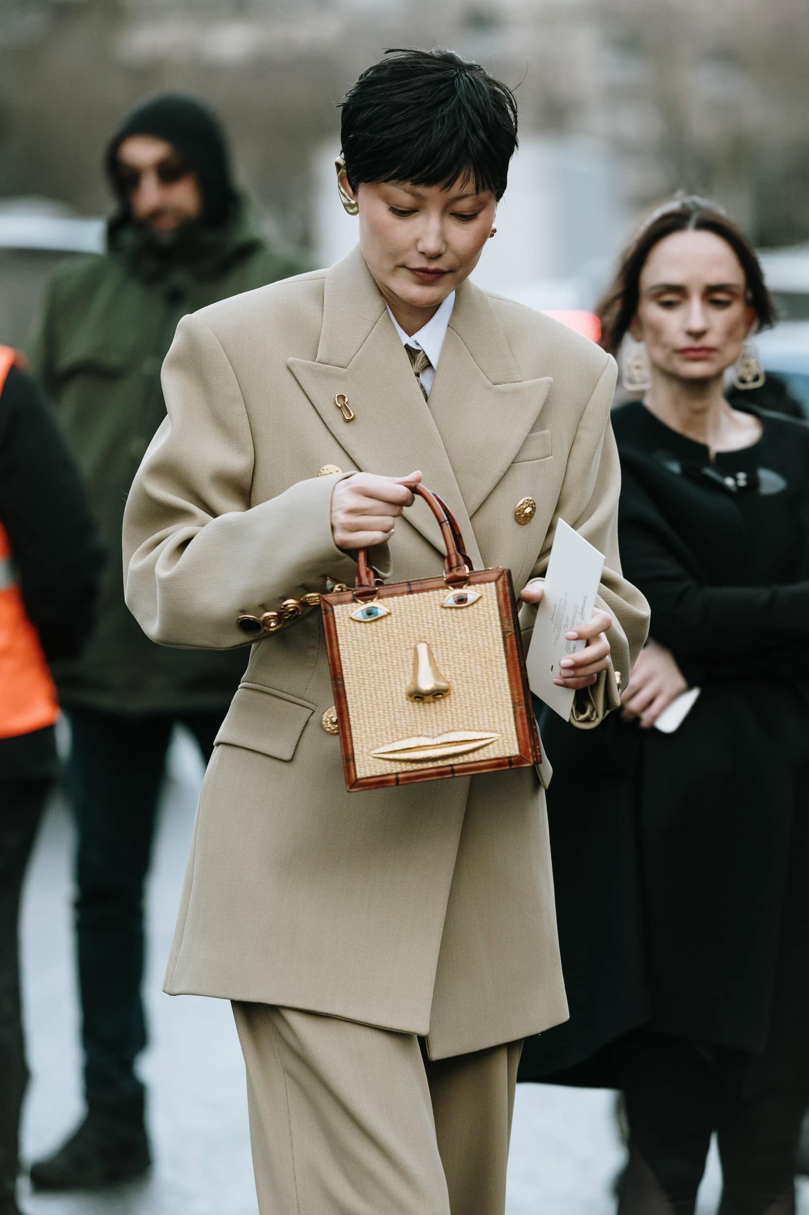 Paris Couture Street Style Spring 2025 Shows