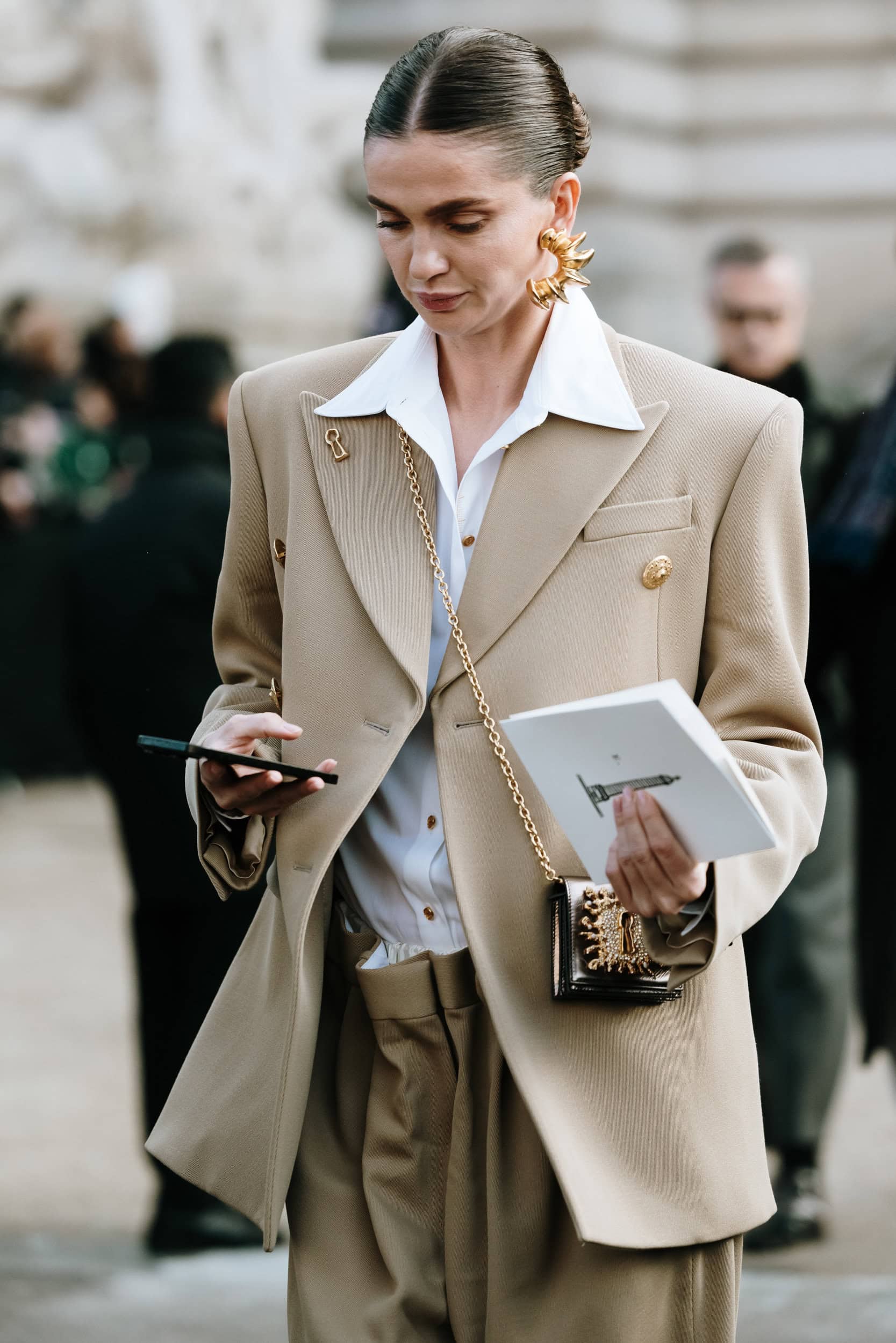 Paris Couture Street Style Spring 2025 Shows