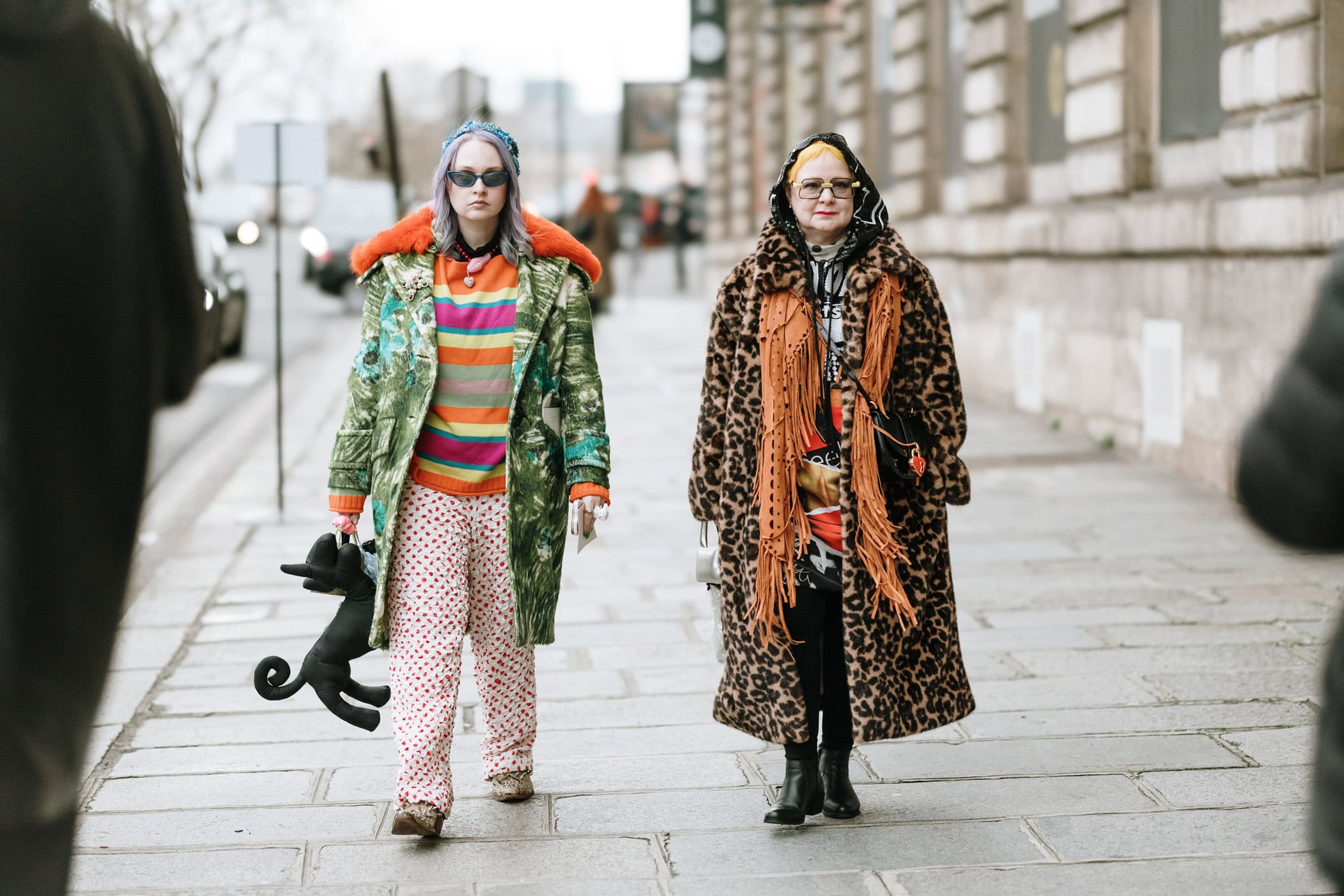 Paris Couture Street Style Spring 2025 Shows