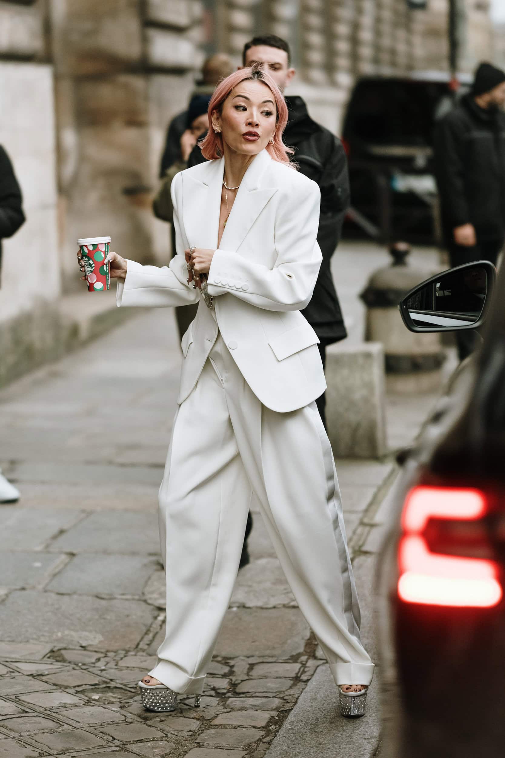 Paris Couture Street Style Spring 2025 Shows