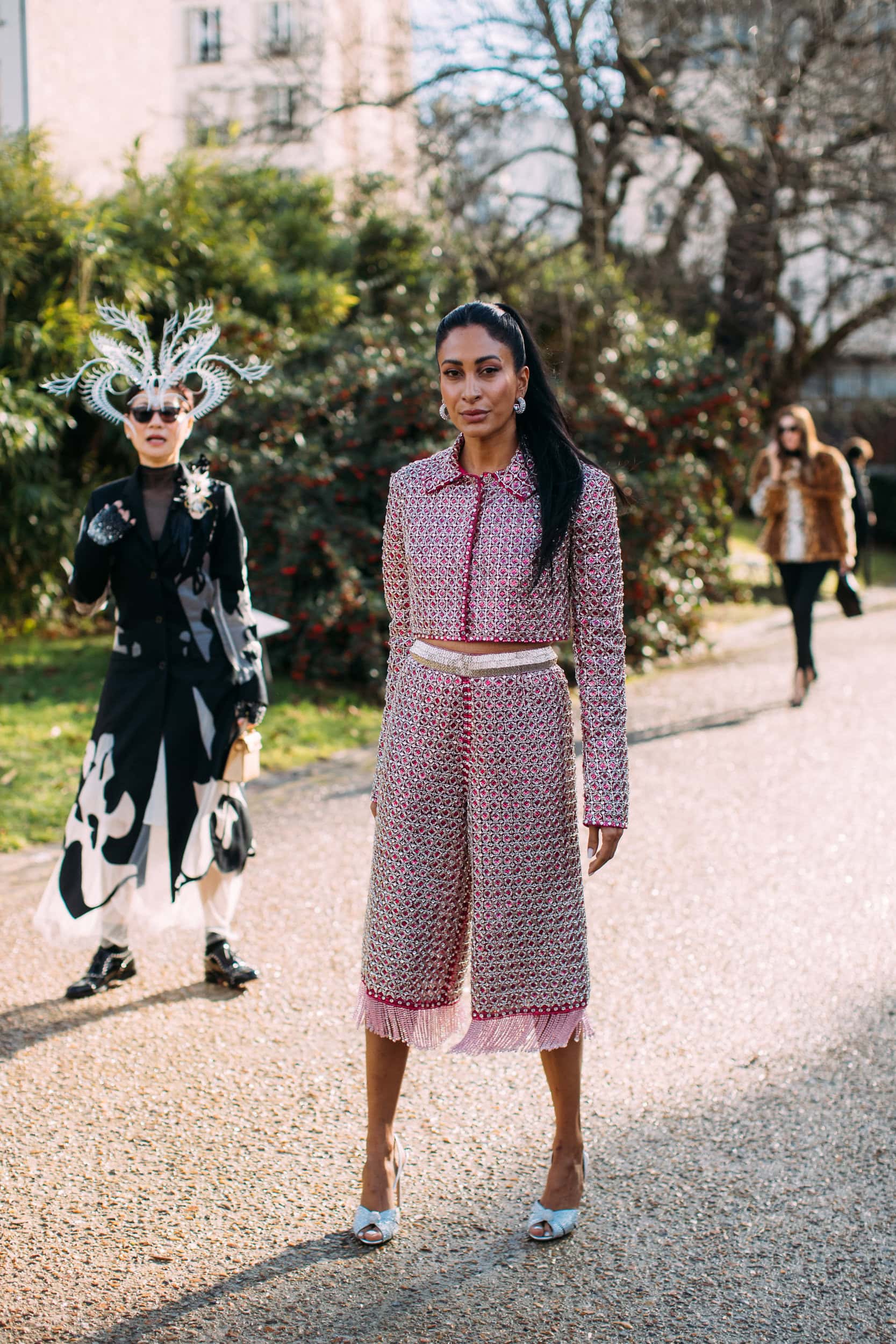 Paris Couture Street Style Spring 2025 Shows