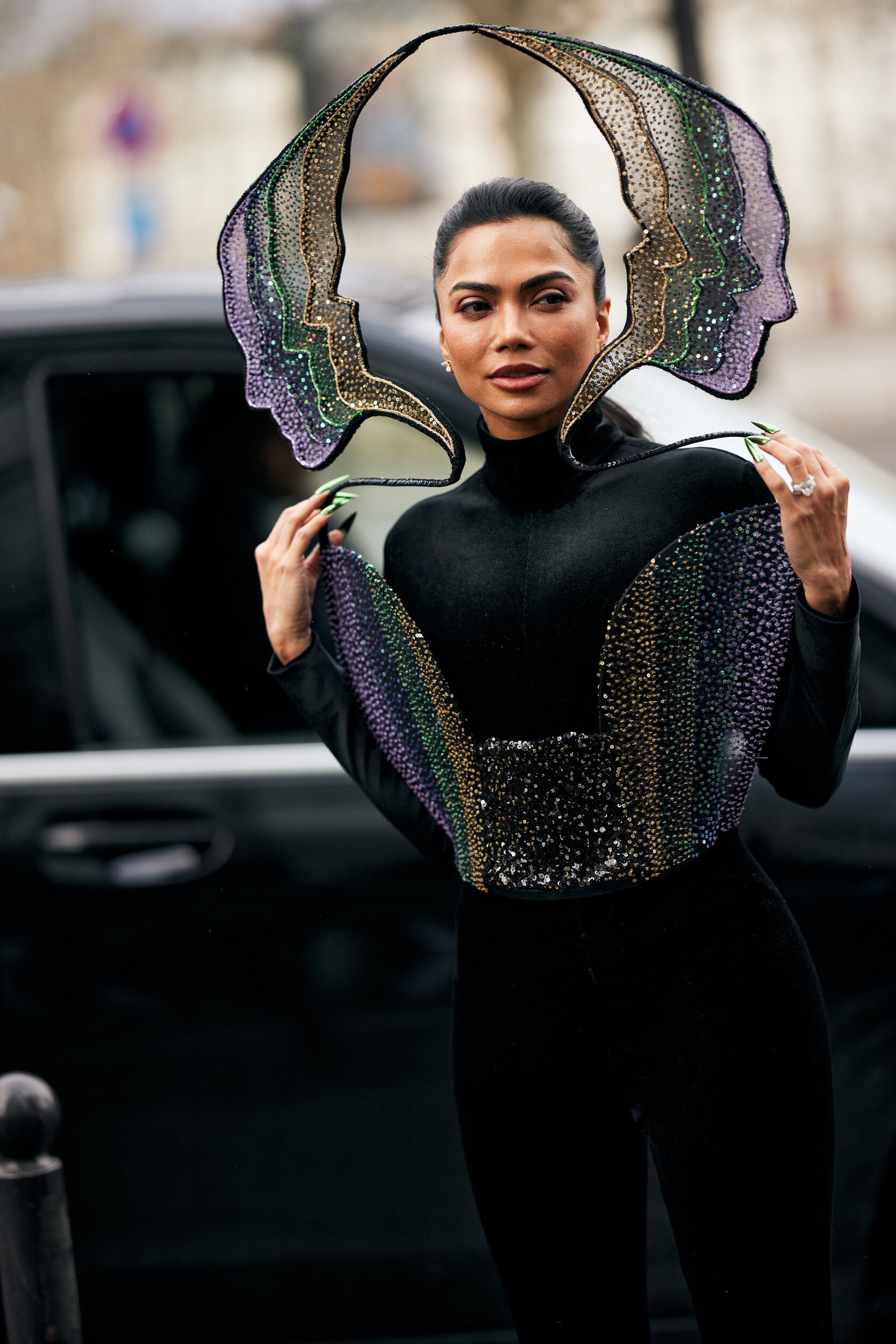 Paris Couture Street Style Spring 2025 Shows