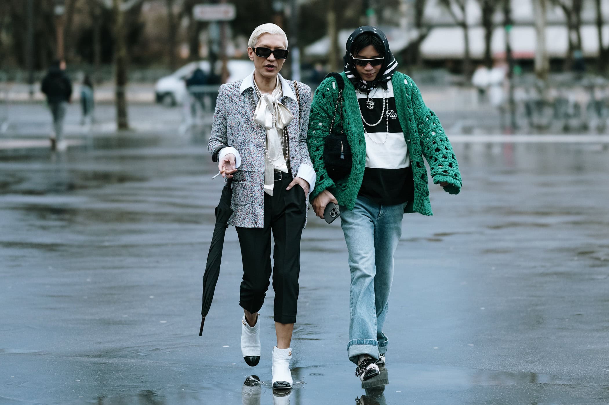 Paris Couture Street Style Spring 2025 Shows