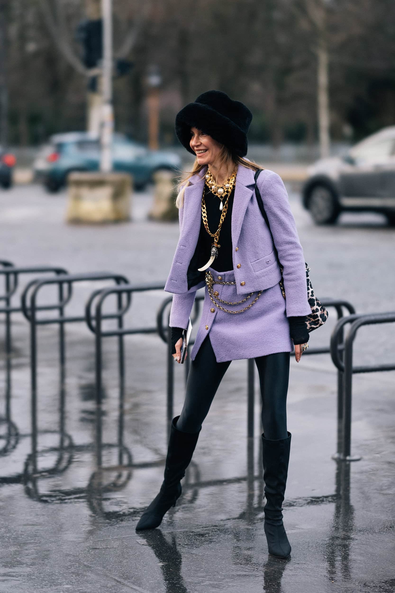 Paris Couture Street Style Spring 2025 Shows