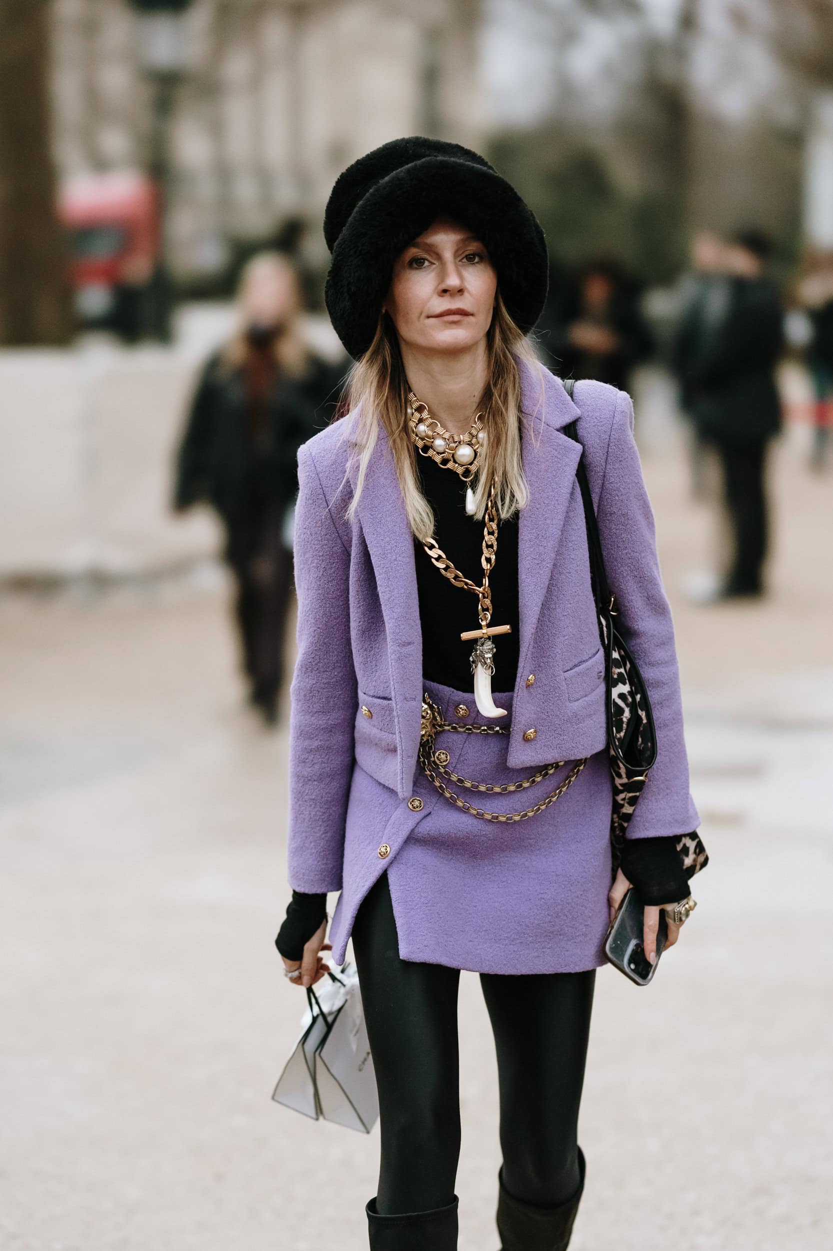 Paris Couture Street Style Spring 2025 Shows