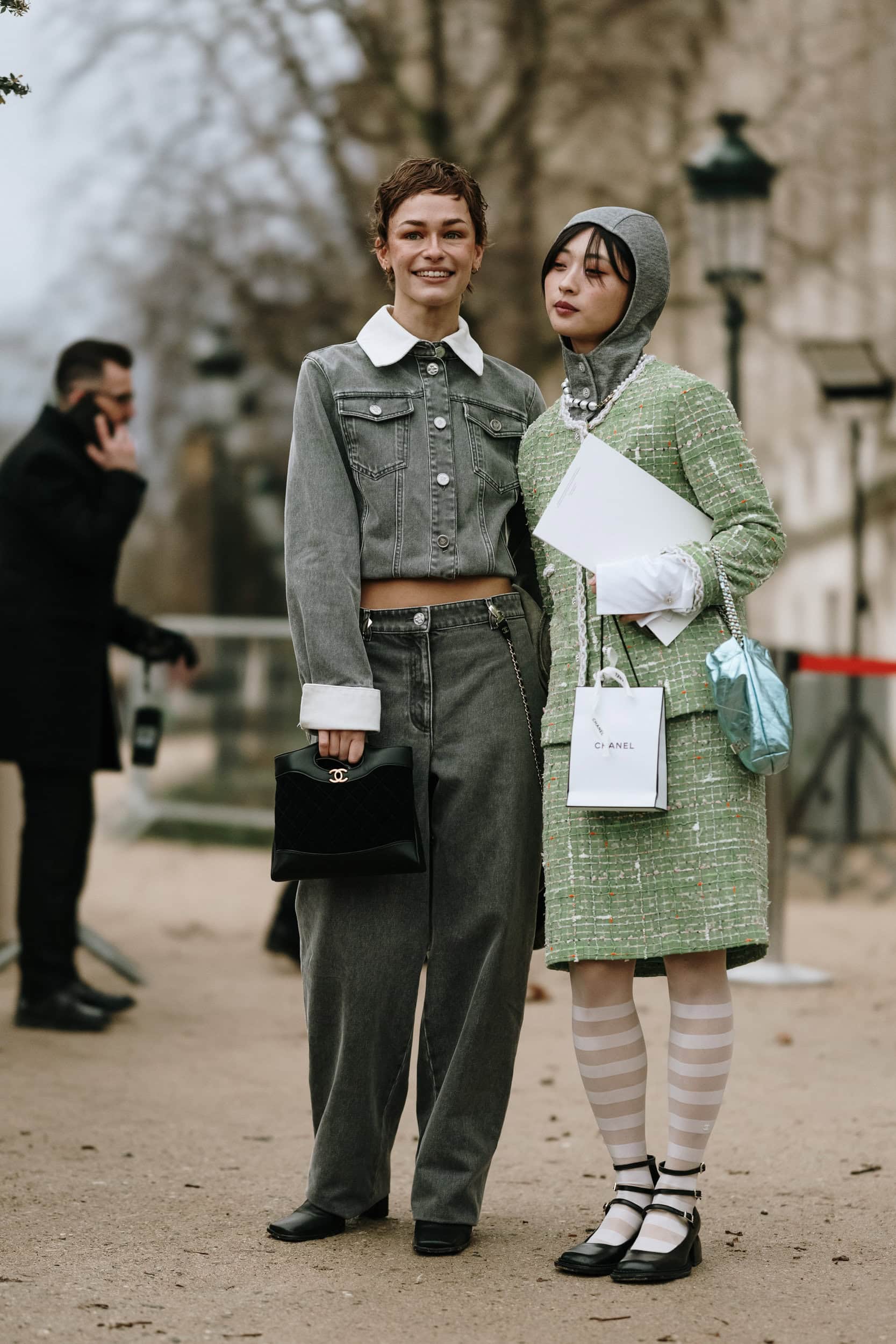 Paris Couture Street Style Spring 2025 Shows