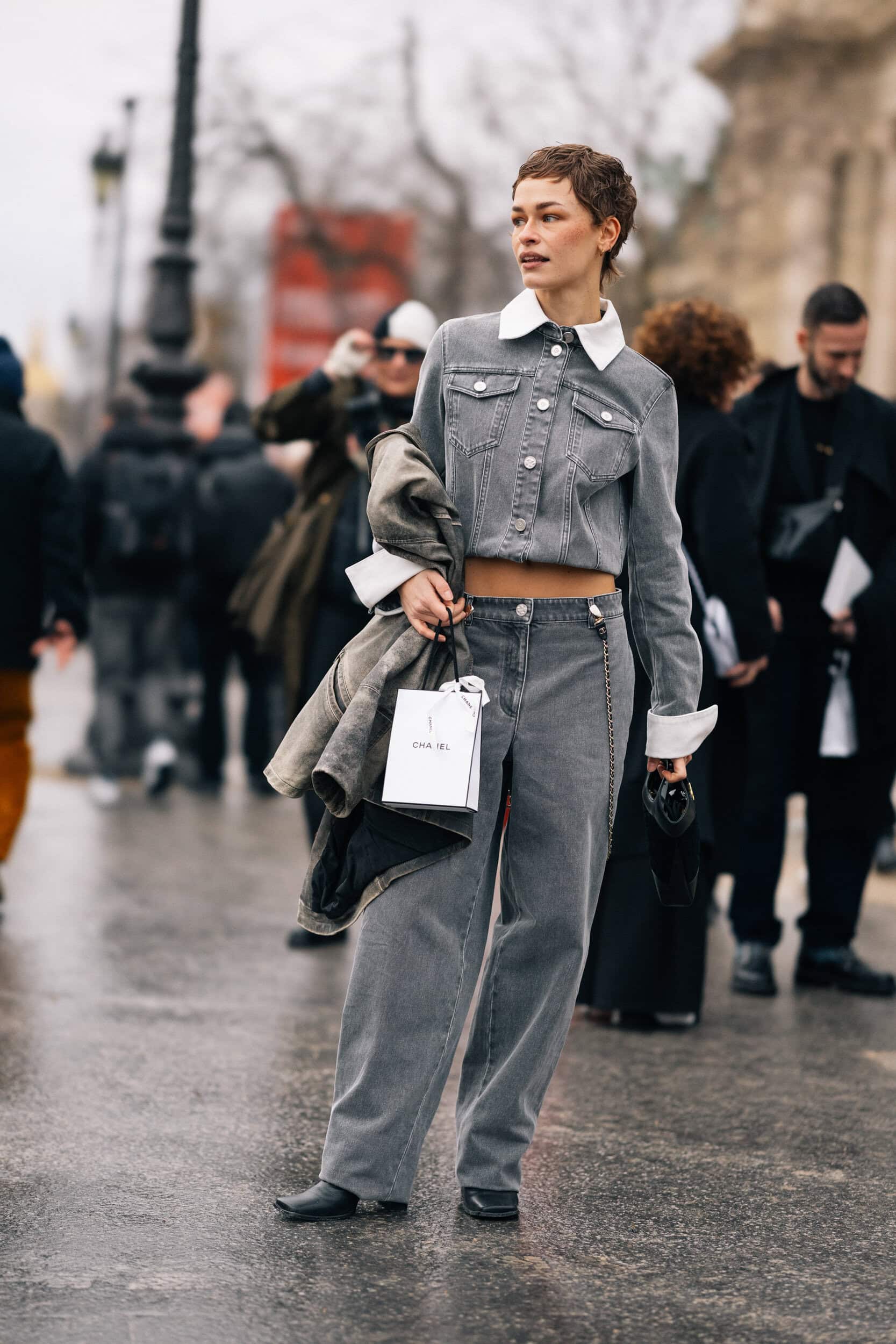 Paris Couture Street Style Spring 2025 Shows