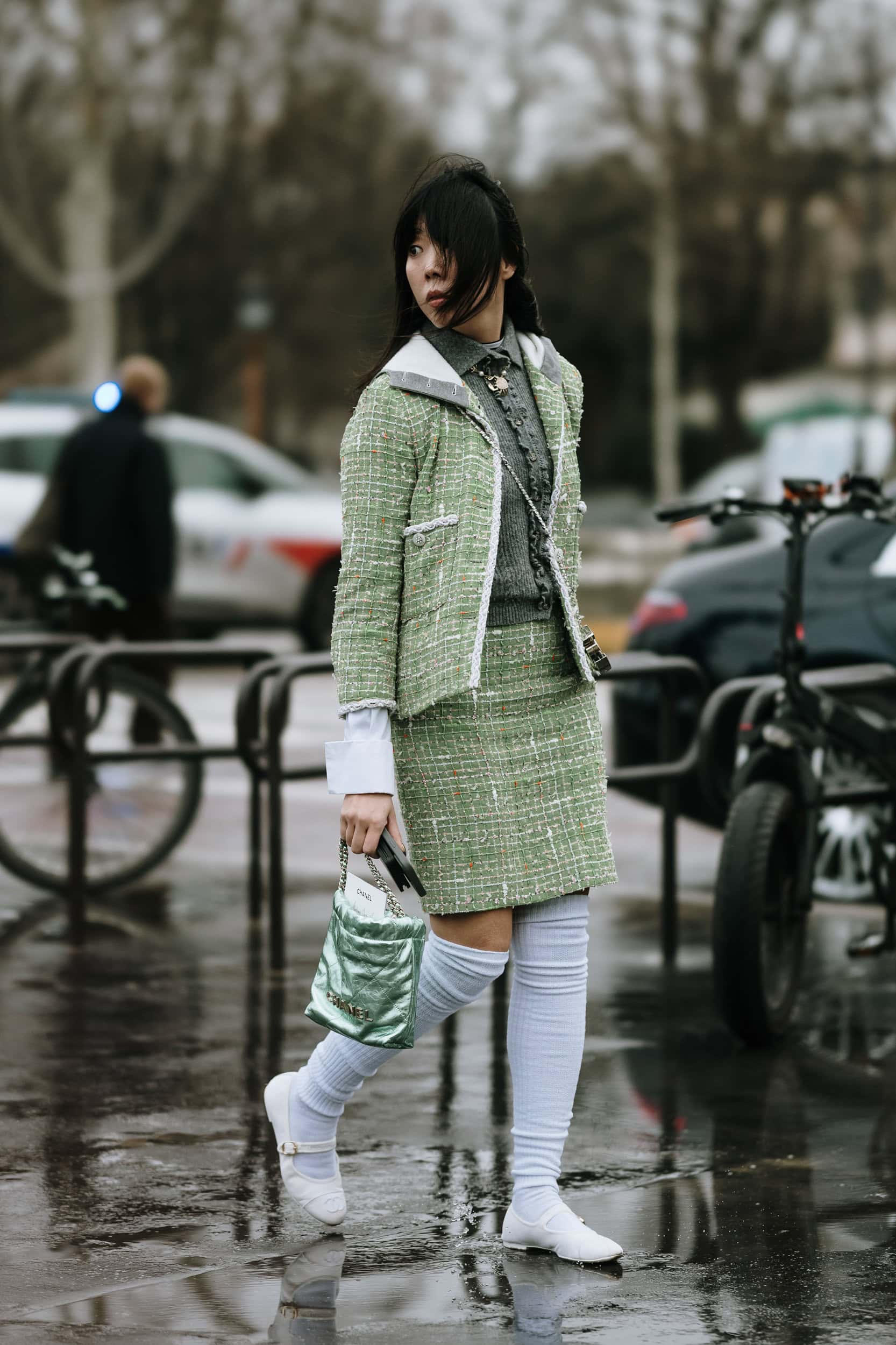 Paris Couture Street Style Spring 2025 Shows