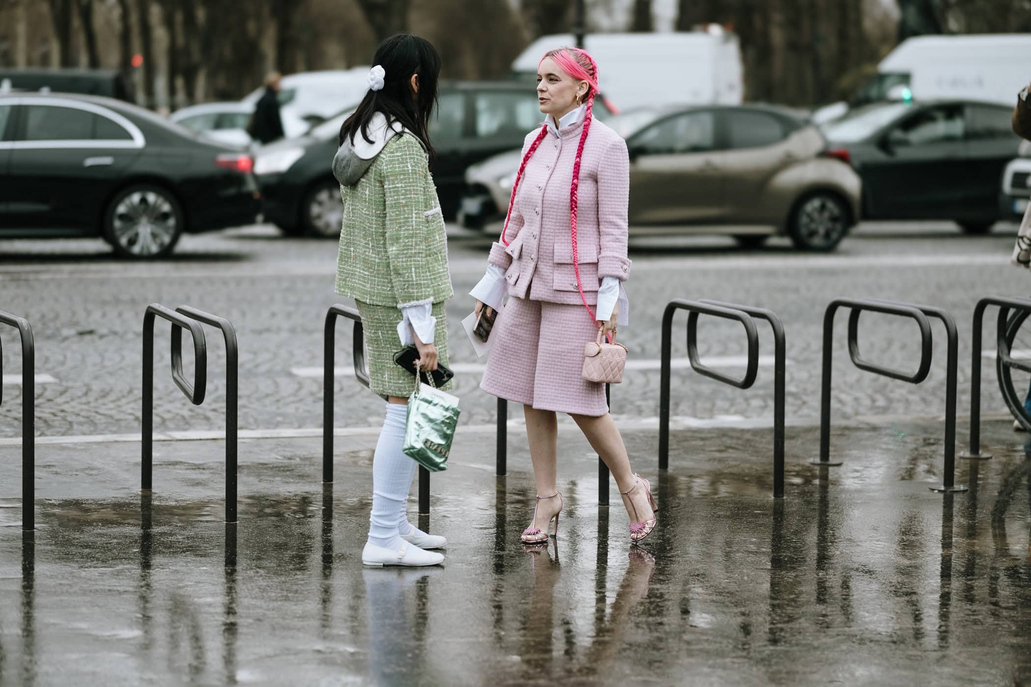 Paris Couture Street Style Spring 2025 Shows