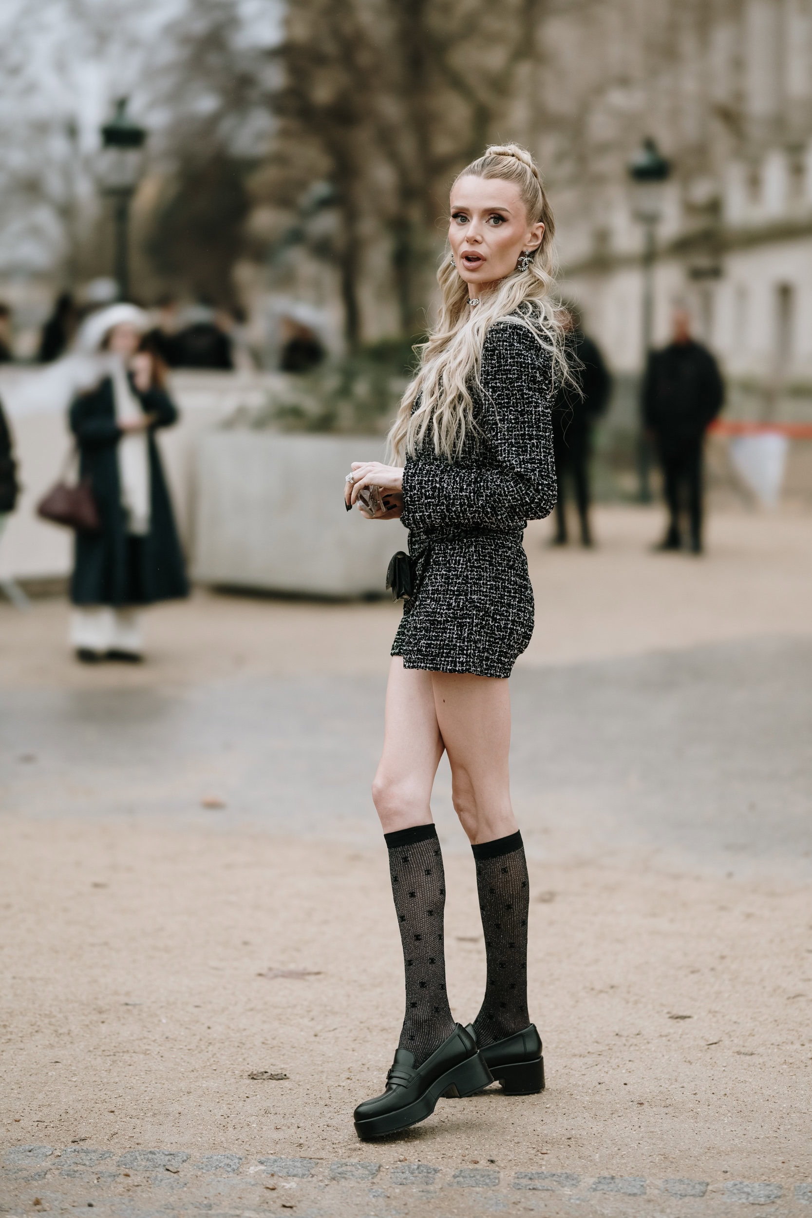 Paris Couture Street Style Spring 2025 Shows