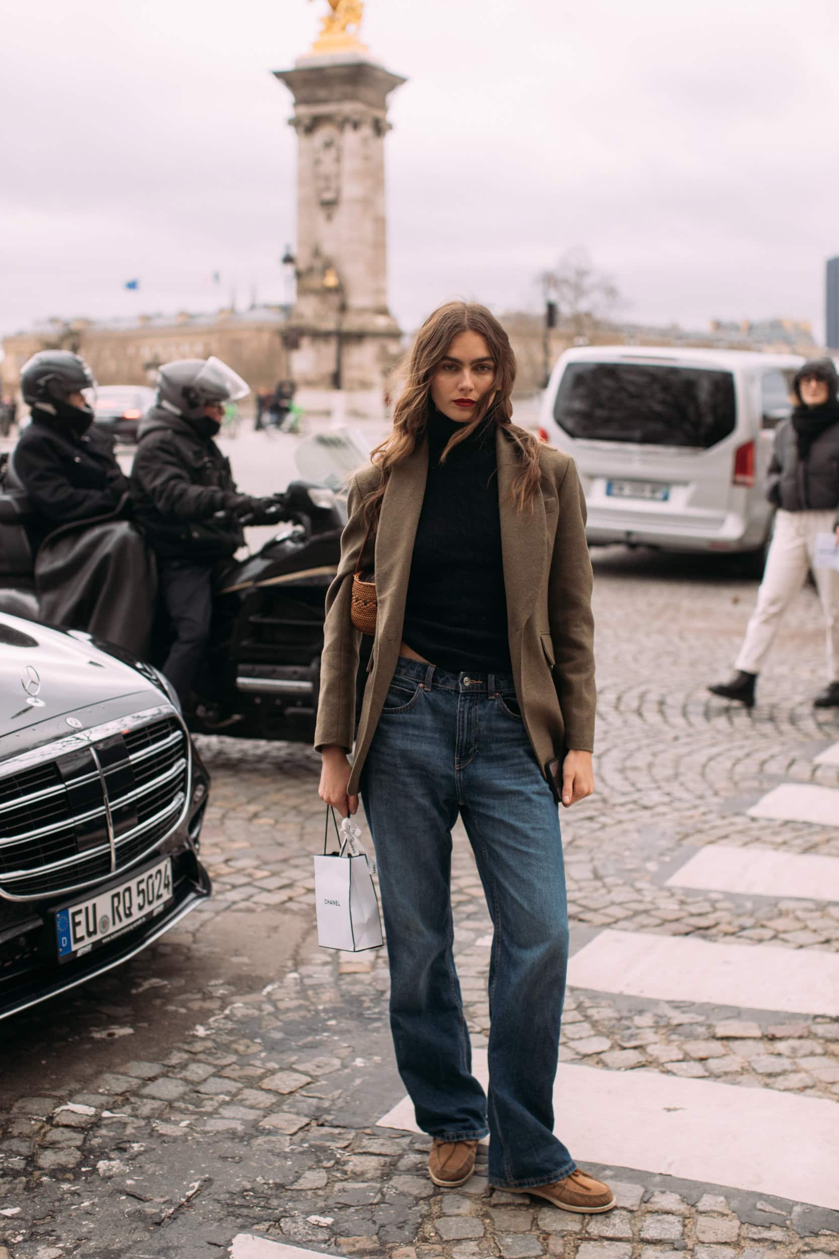 Paris Couture Street Style Spring 2025 Shows