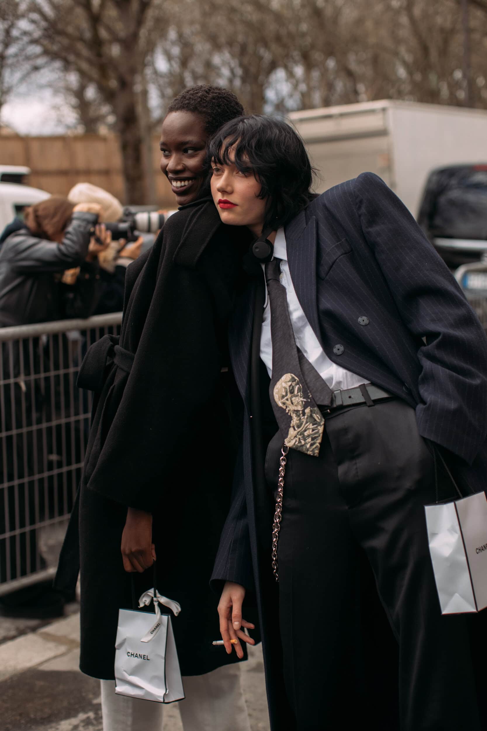 Paris Couture Street Style Spring 2025 Shows