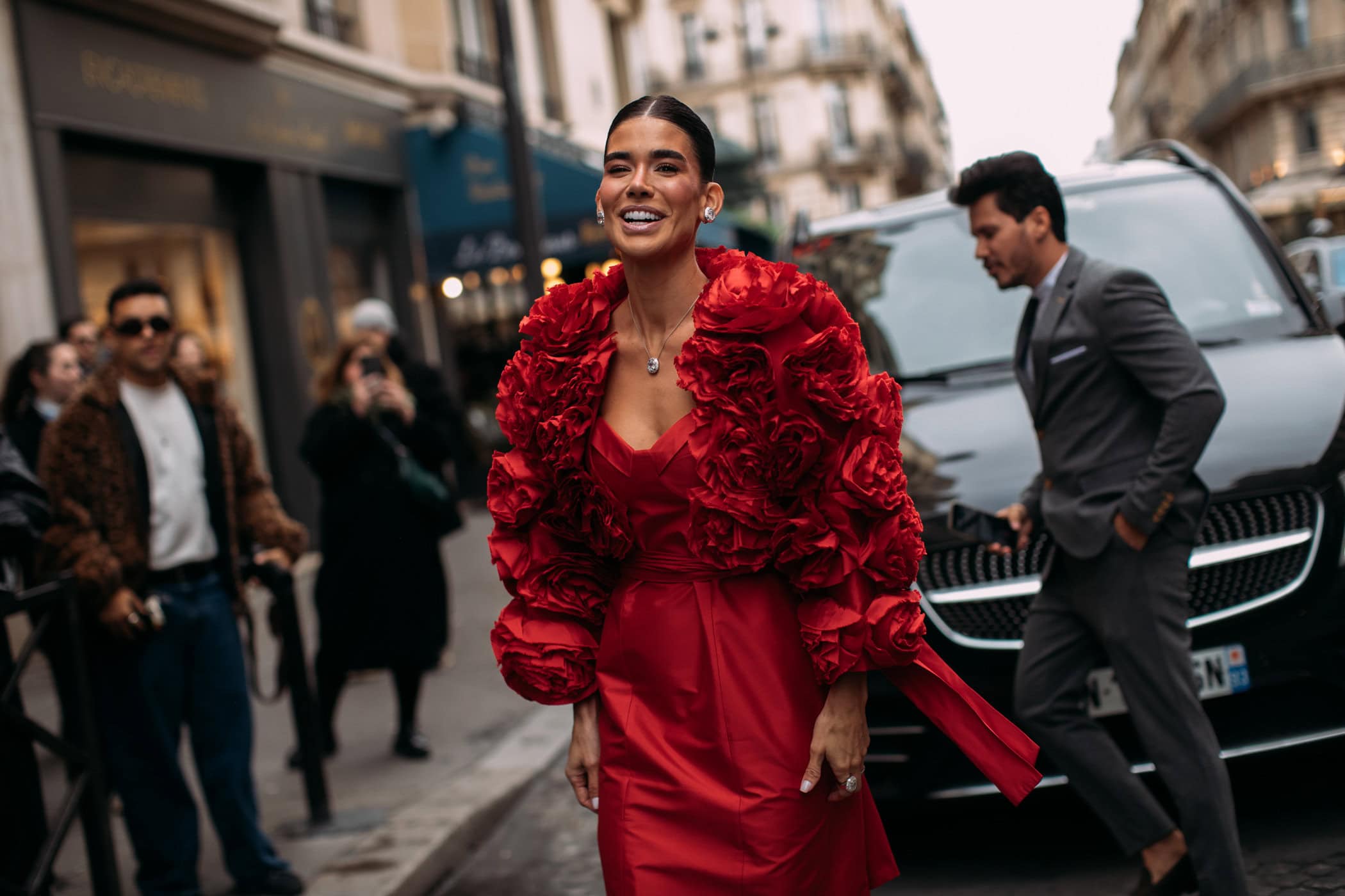 Paris Couture Street Style Spring 2025 Shows