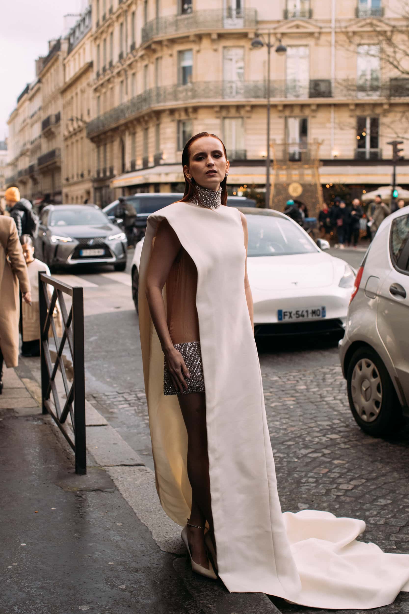 Paris Couture Street Style Spring 2025 Shows