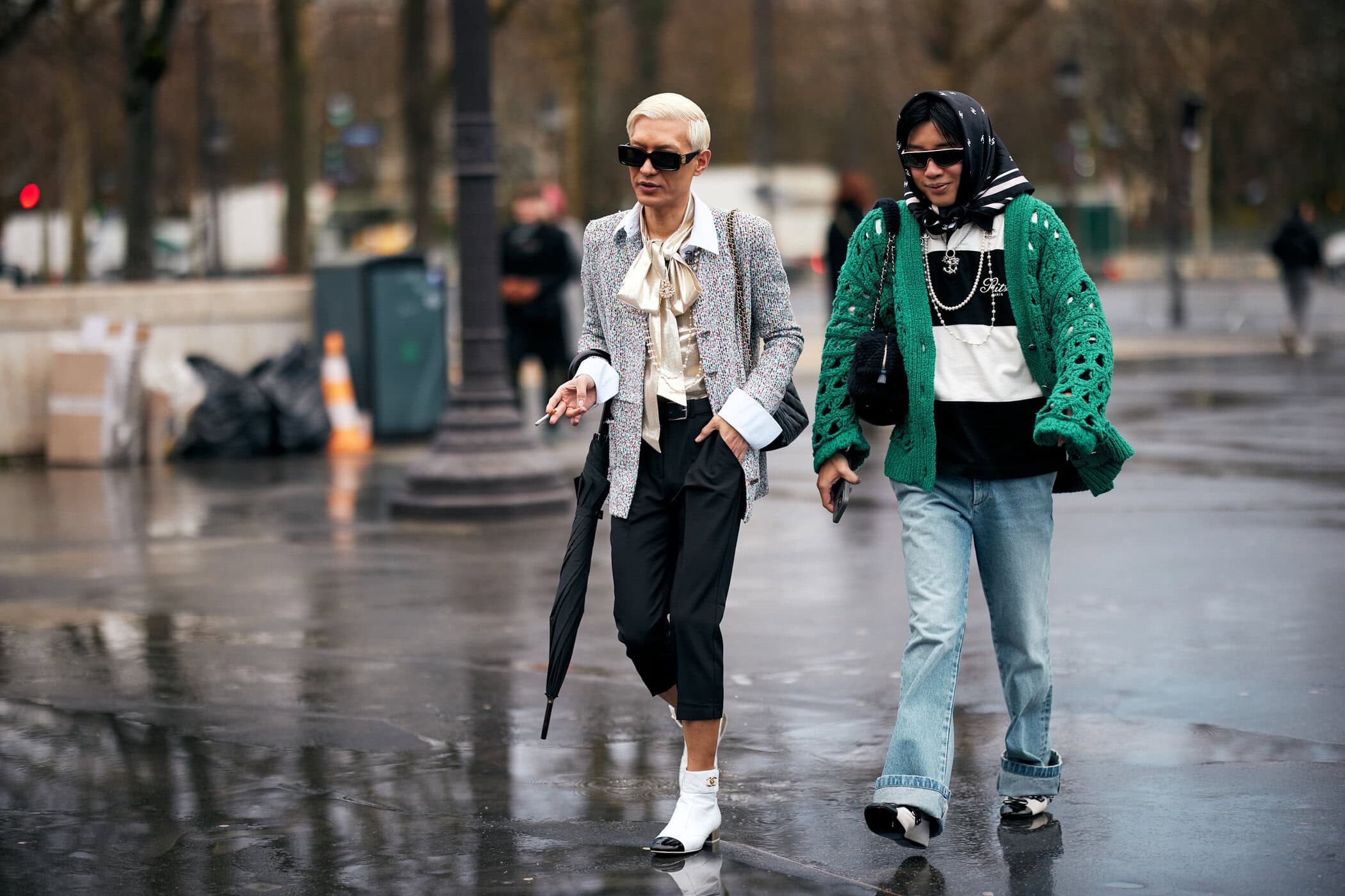 Paris Couture Street Style Spring 2025 Shows