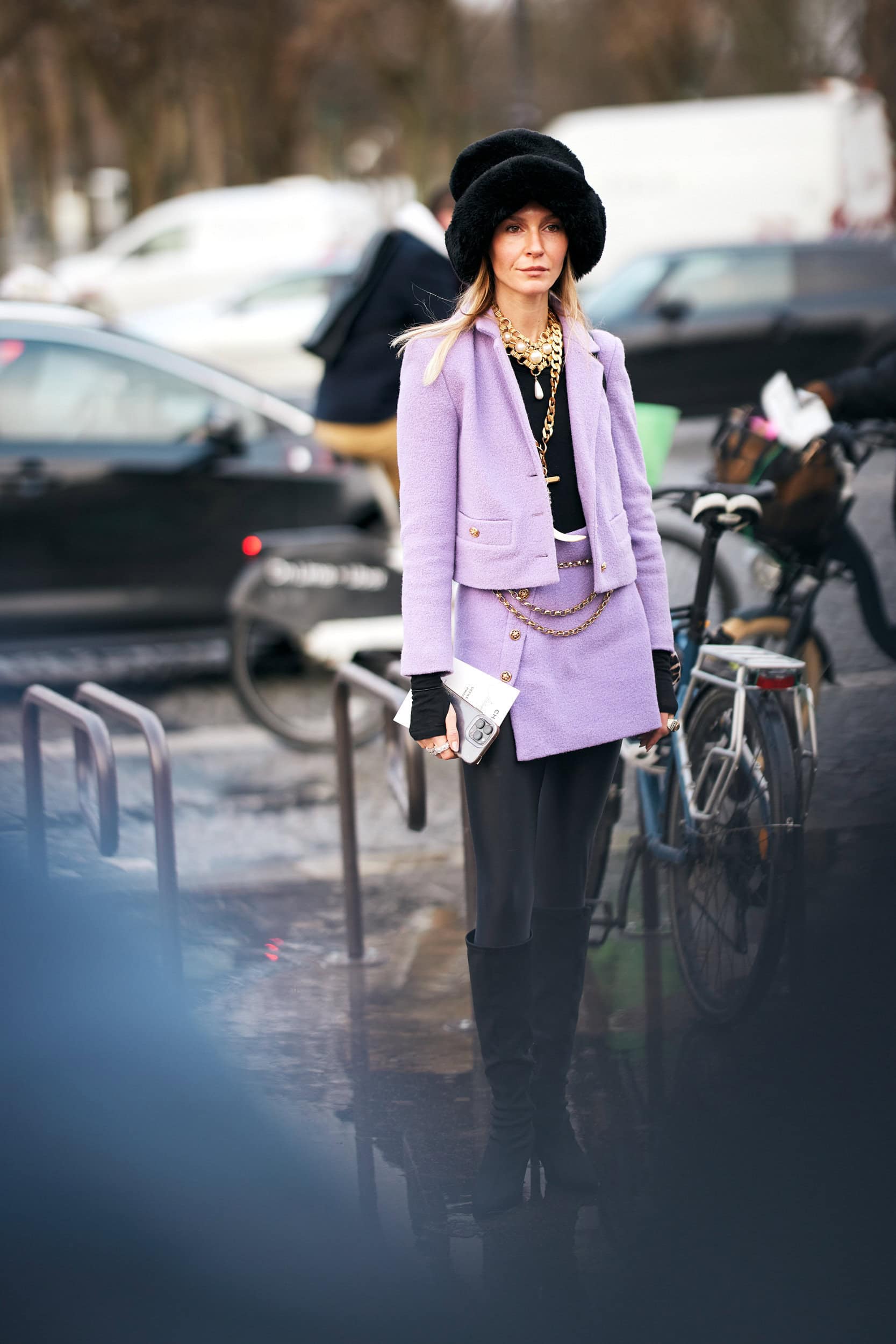 Paris Couture Street Style Spring 2025 Shows