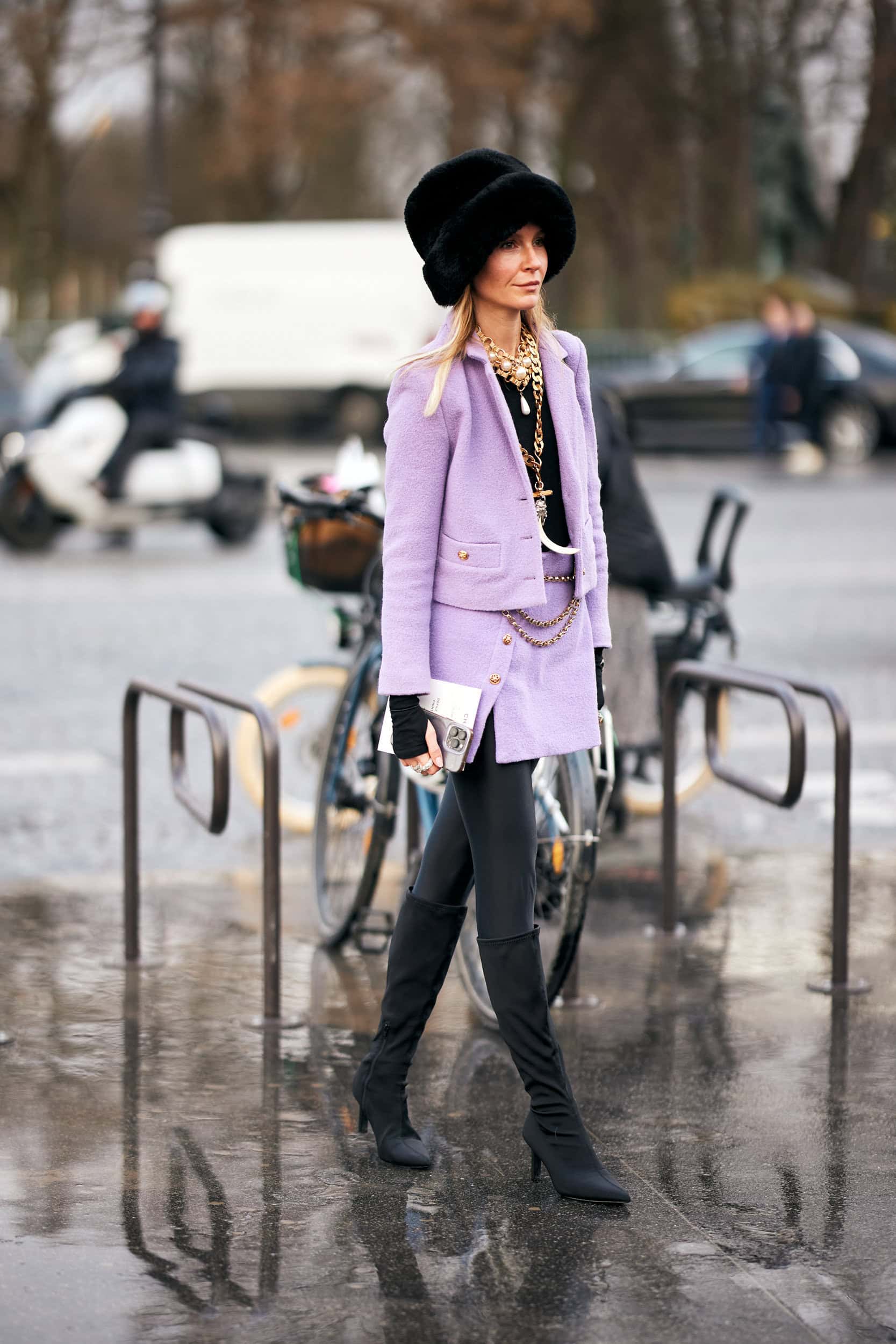 Paris Couture Street Style Spring 2025 Shows