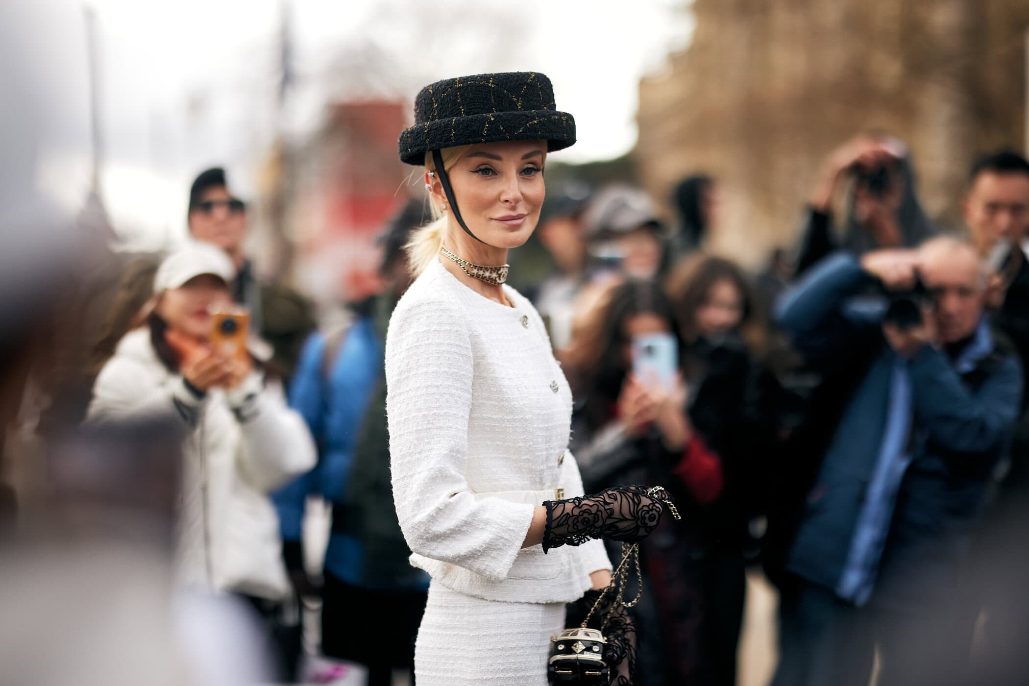 Paris Couture Street Style Spring 2025 Shows