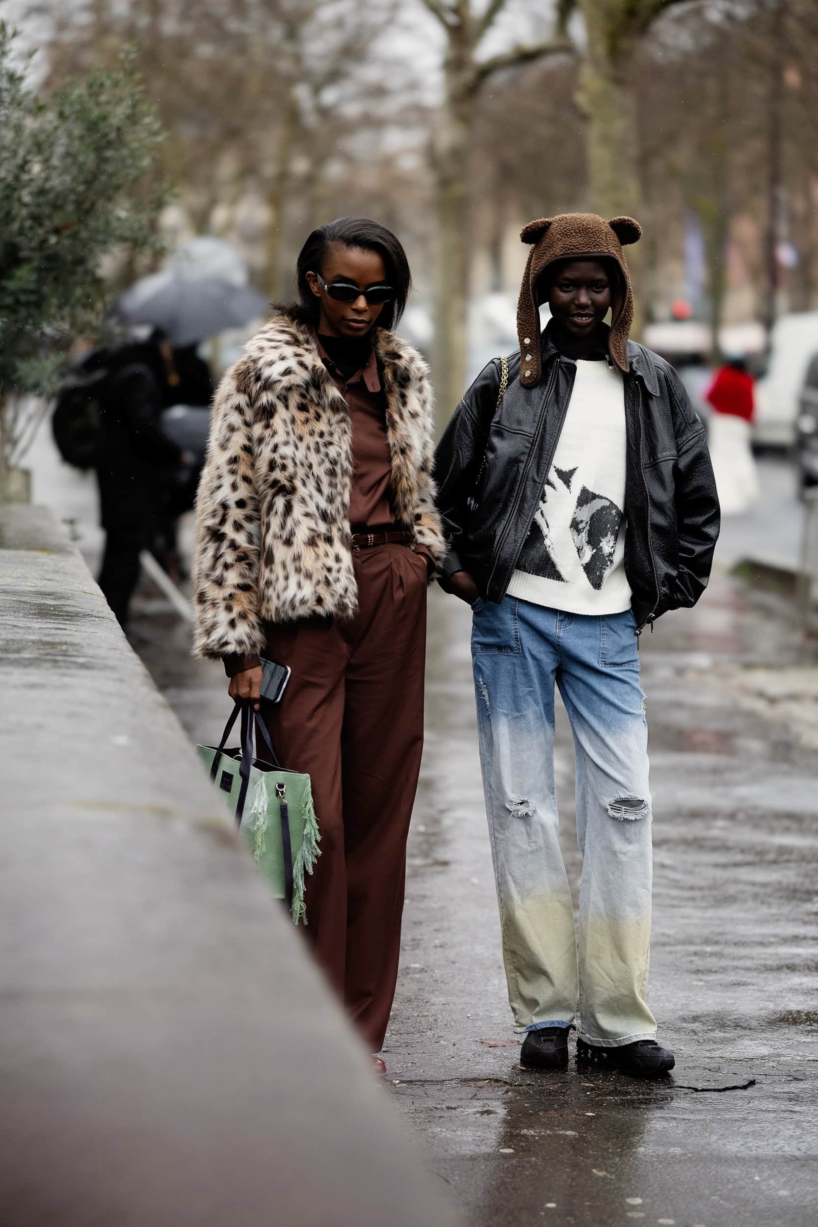 Paris Couture Street Style Spring 2025 Shows