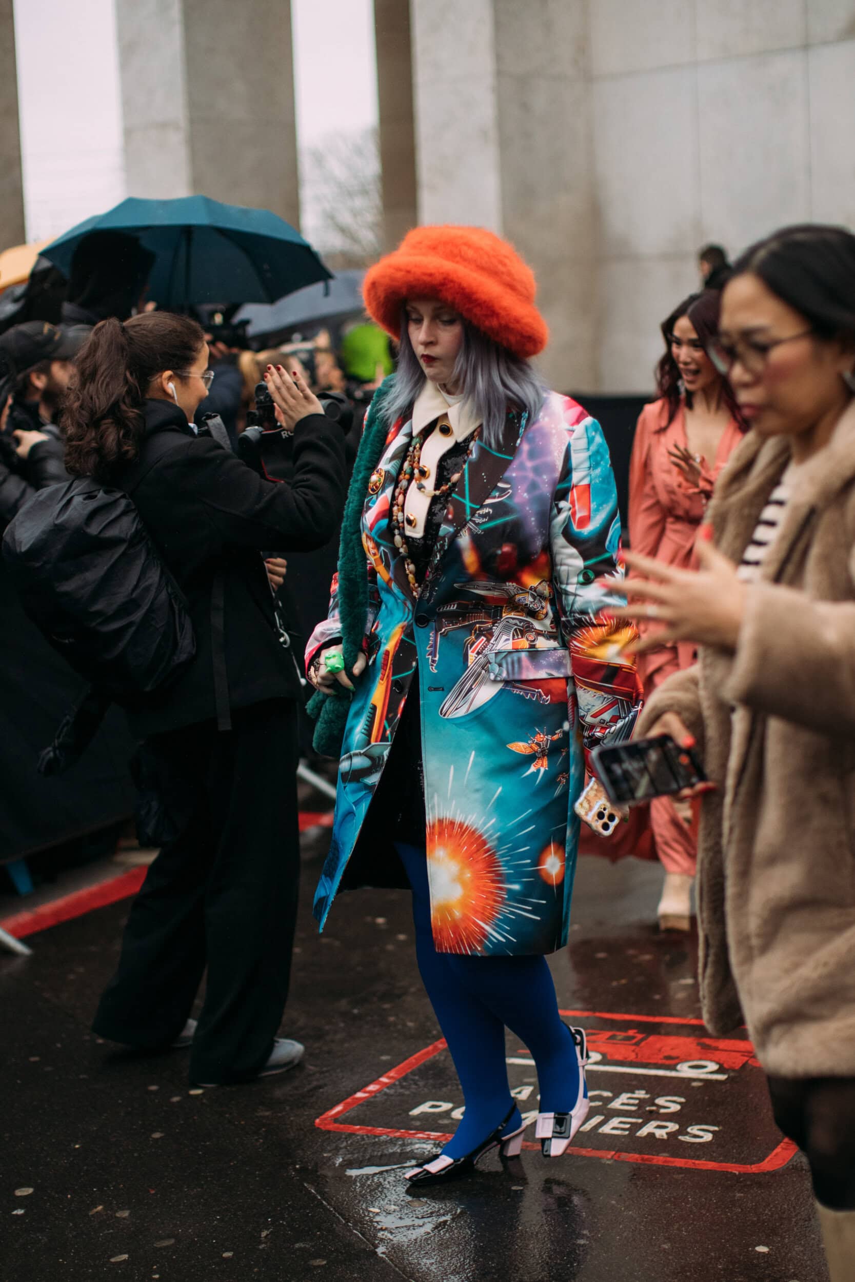 Paris Couture Street Style Spring 2025 Shows