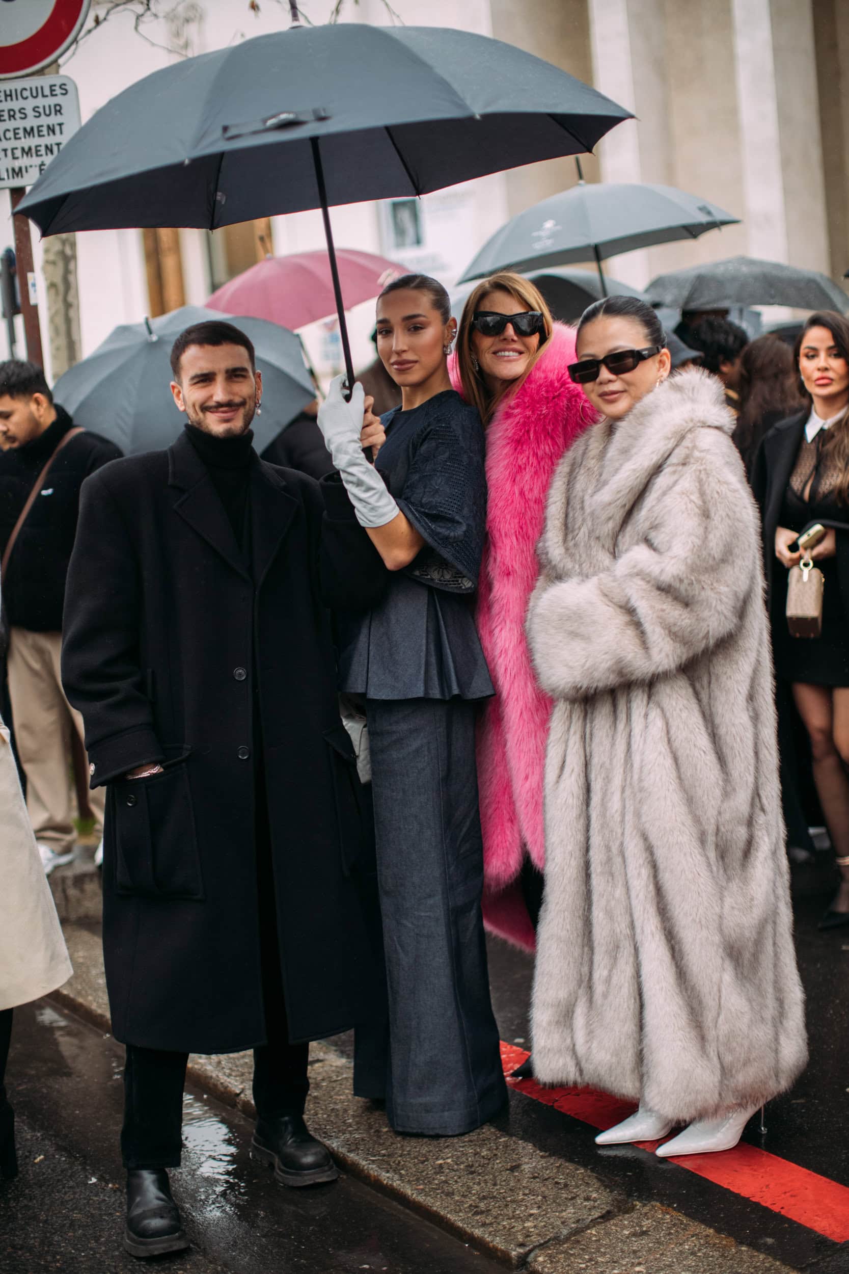 Paris Couture Street Style Spring 2025 Shows